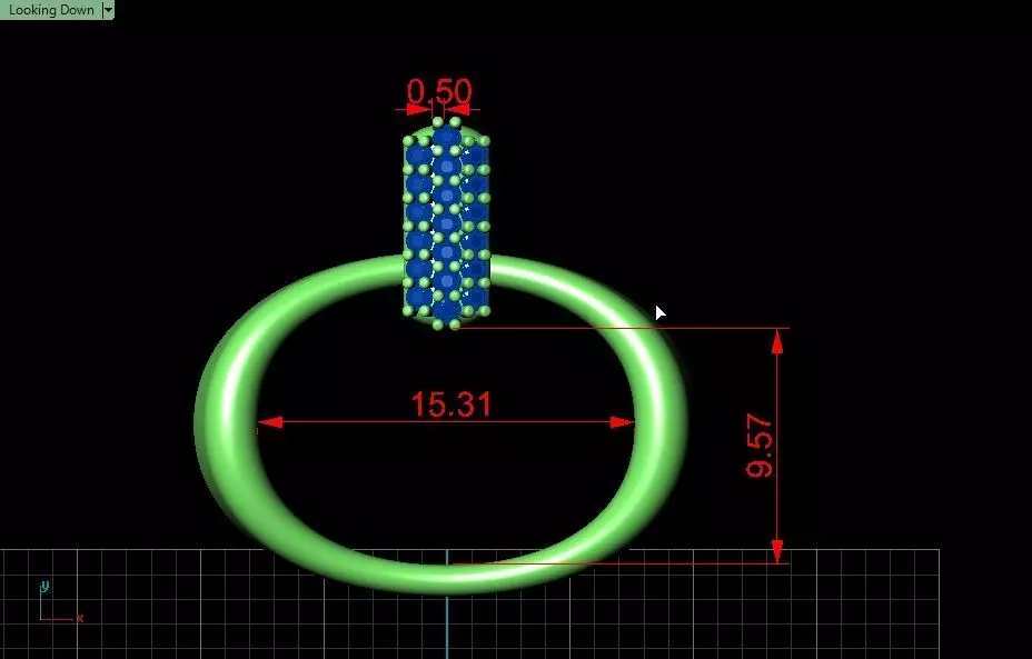 Half-set Jewelry model - Nexus for Her 3D print model_10