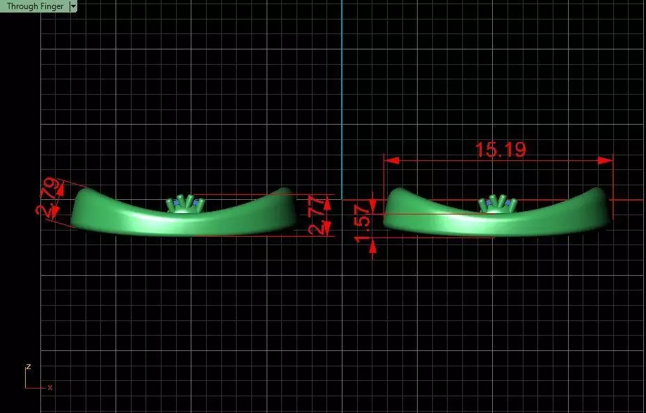 Half-set Jewelry model - Nexus for Her 3D print model_18