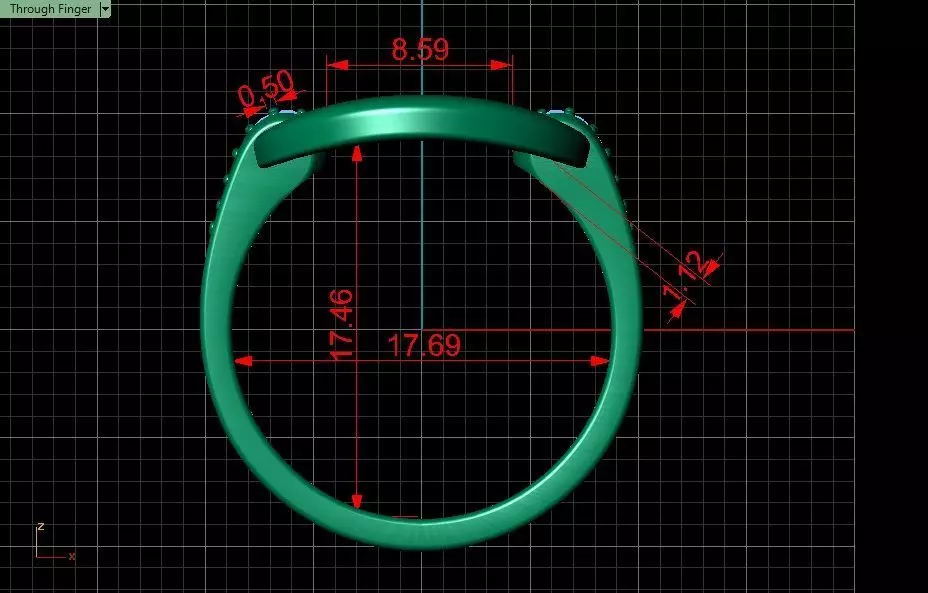 Half-set Jewelry model - Nexus for Her 3D print model_24