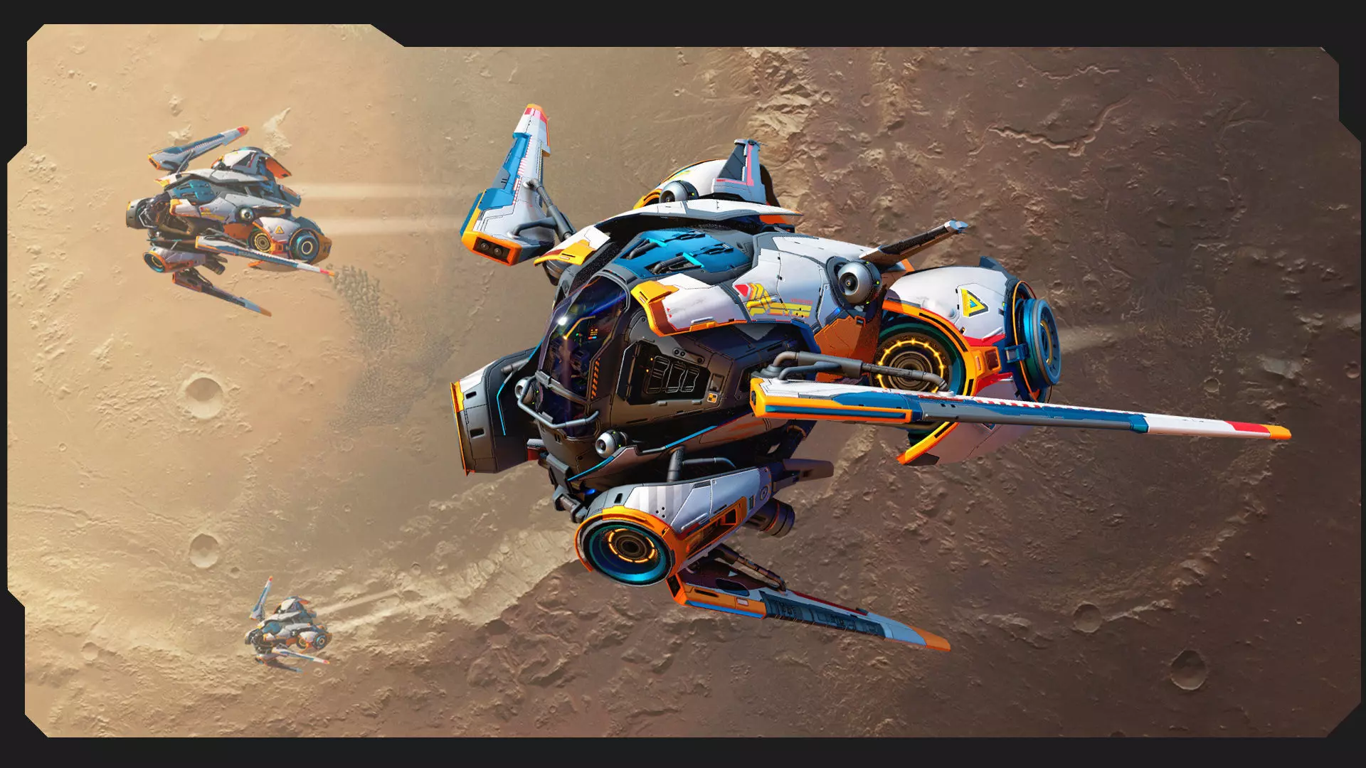 SCAVENGER - Fighter Low-poly 3D model_2