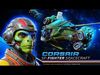 SF Corsair Starship  Low-poly 3D model_1