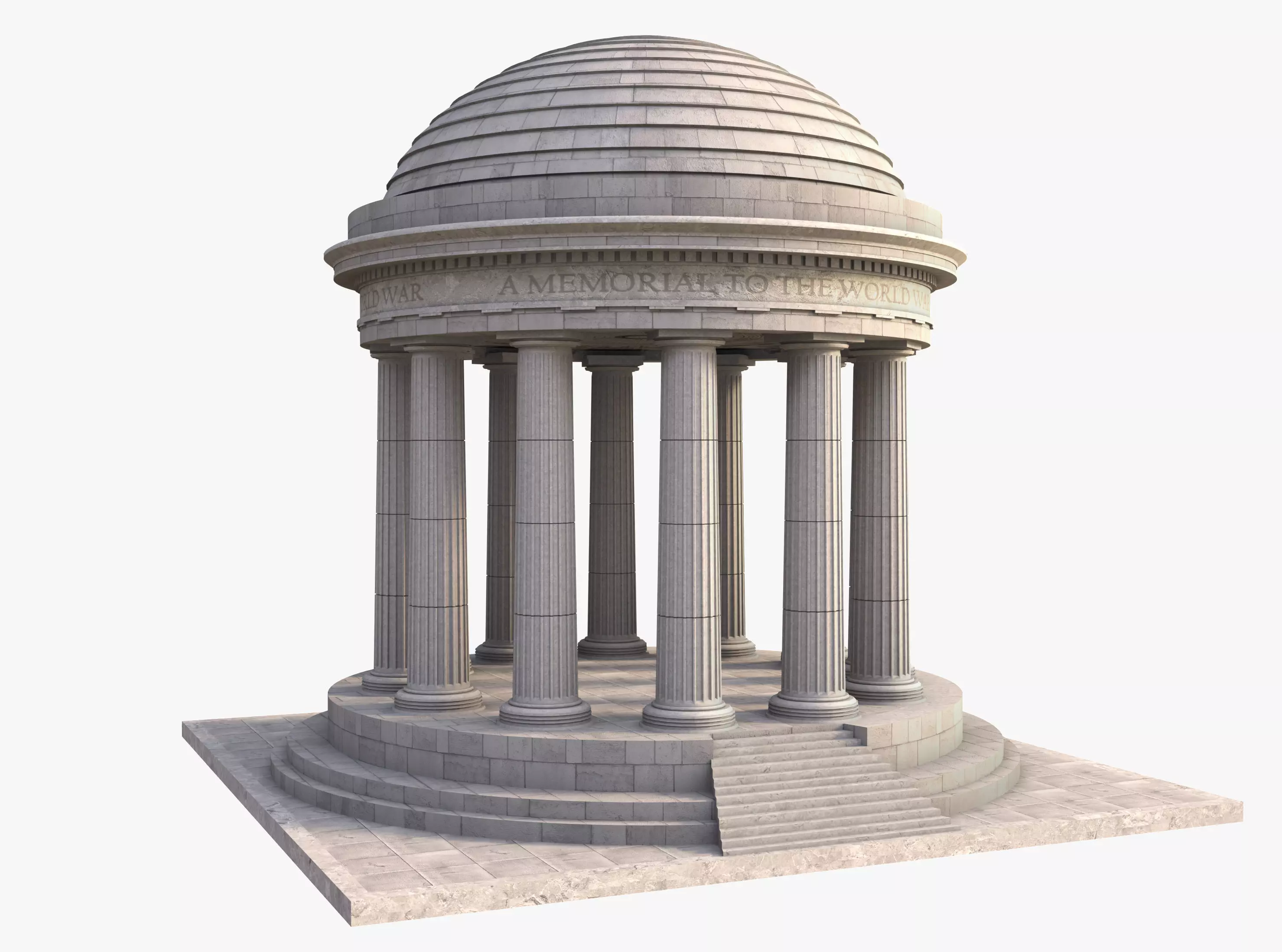 District of Columbia War Memorial 3D model