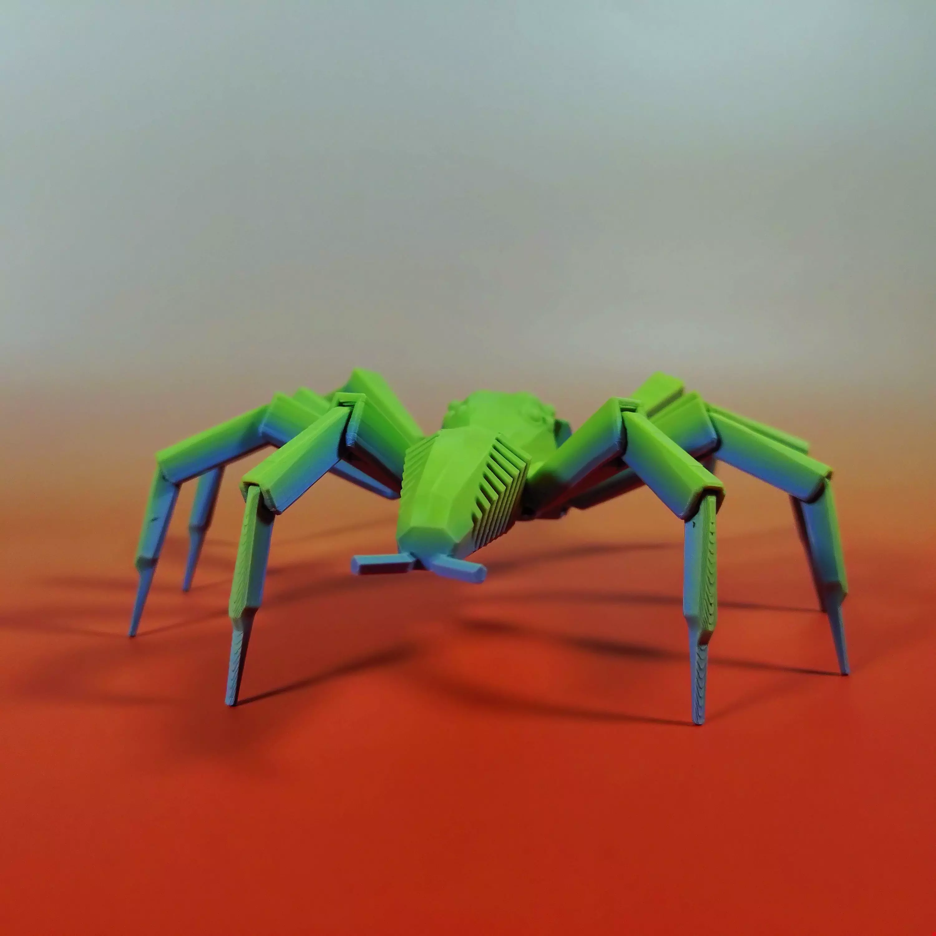 Low Poly Jumping Spider 3D print model_9