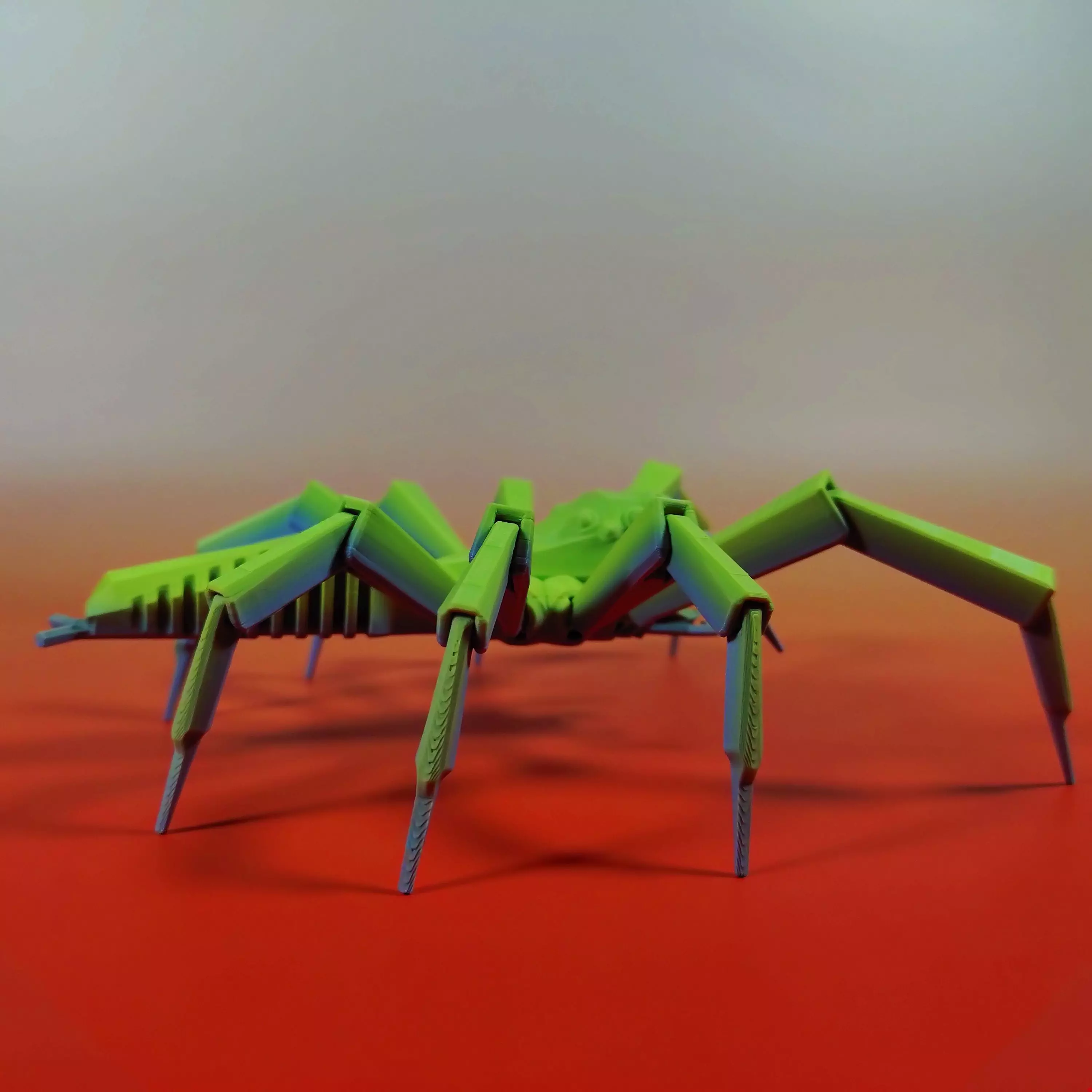 Low Poly Jumping Spider 3D print model_8