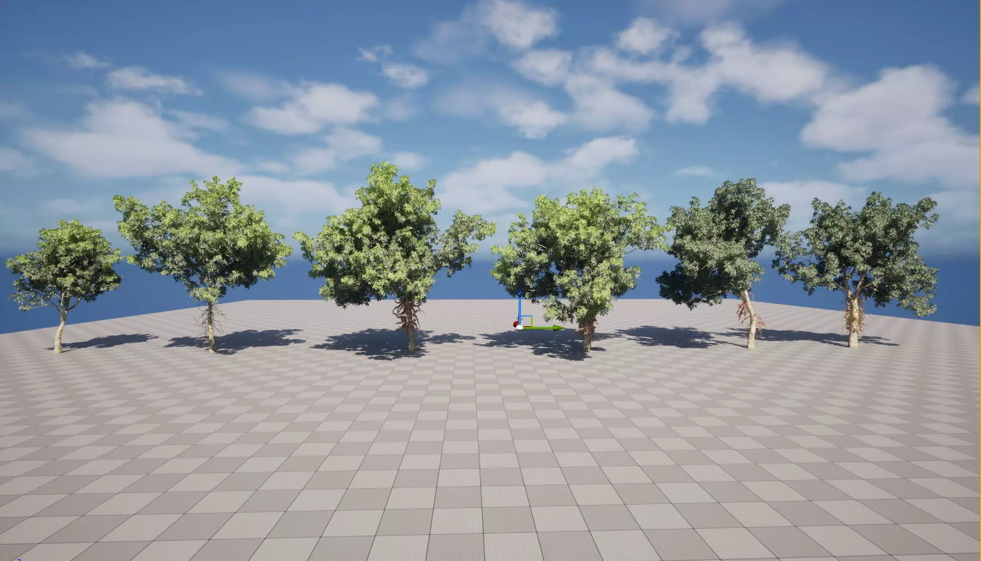 Wind UE5 Plants - Low-poly 3D model_0