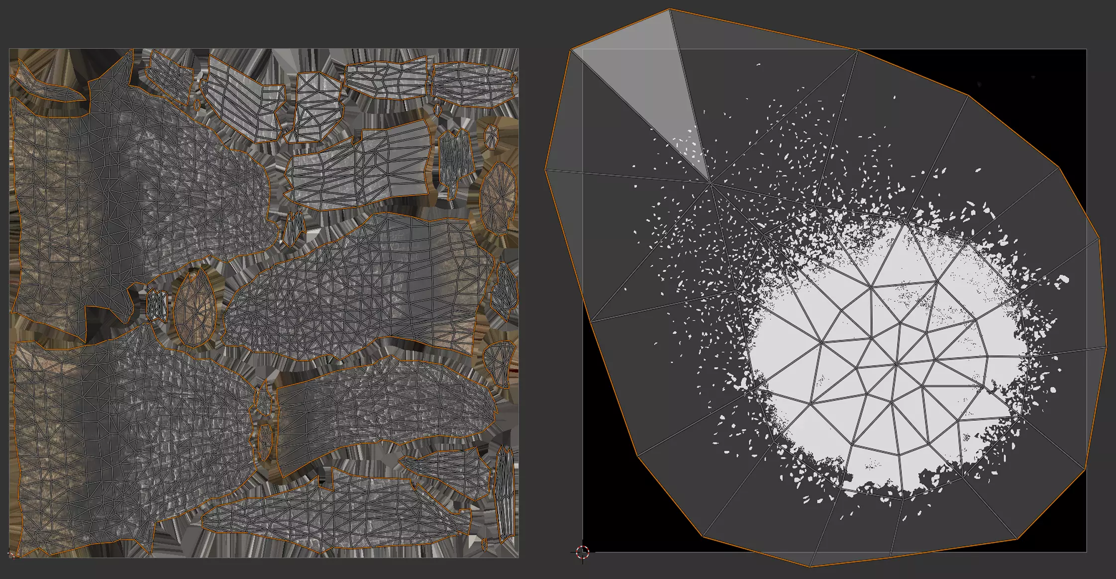 Camp Fire Low-poly 3D model_9