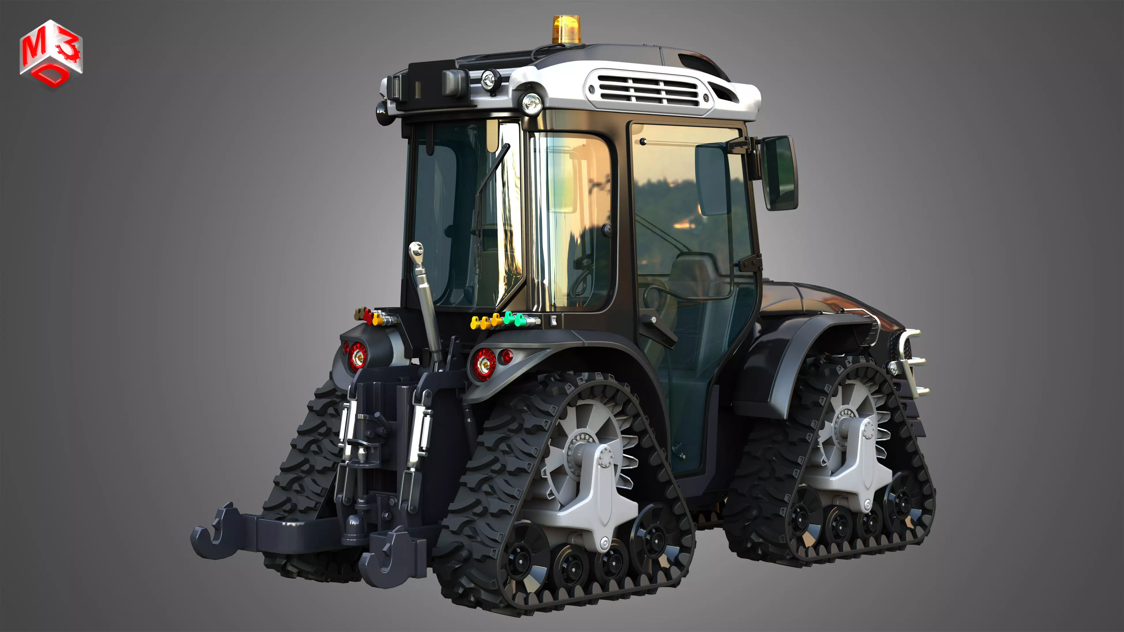 MACH 4 Tractor 3D model_3