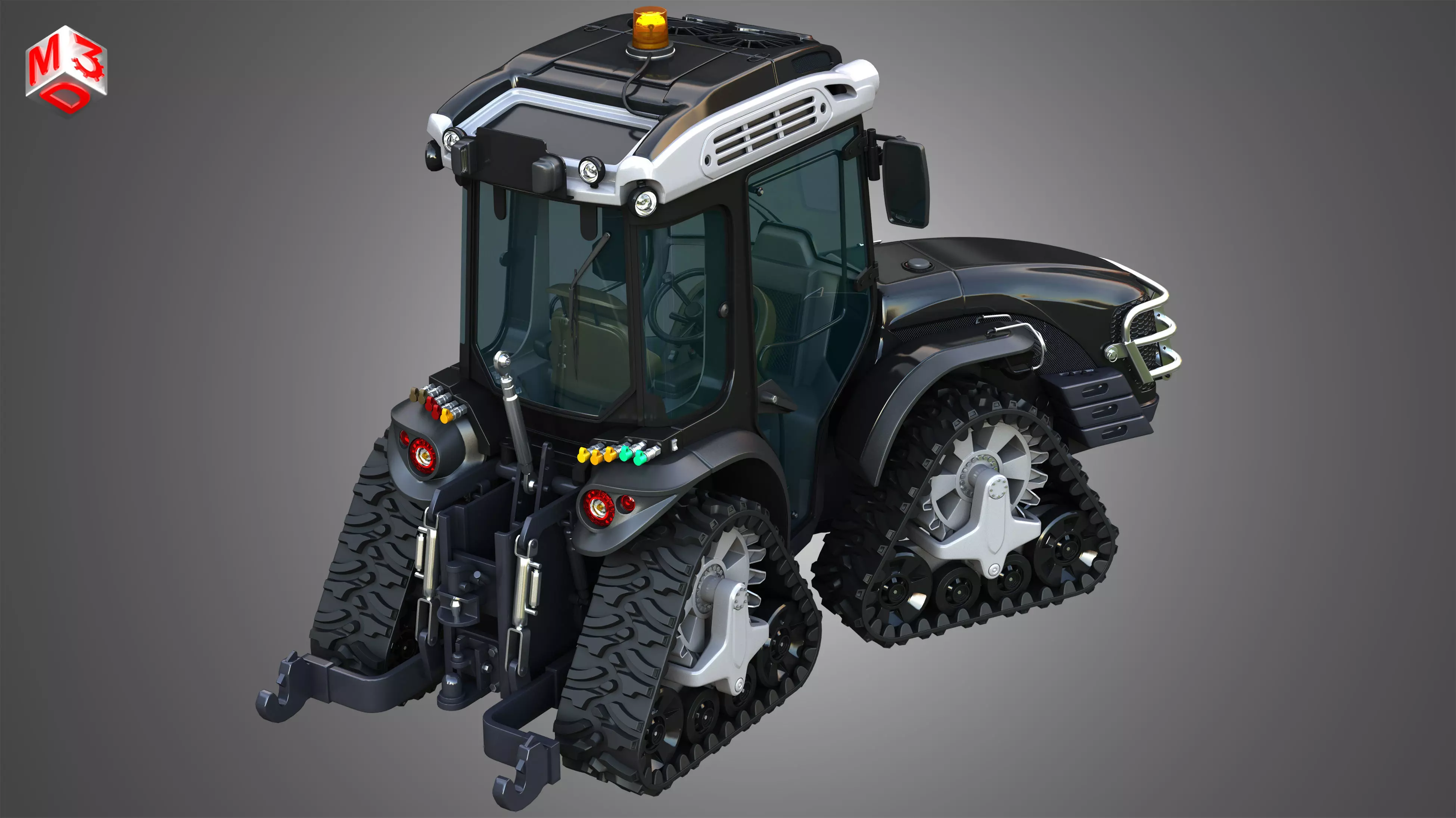 MACH 4 Tractor 3D model_25