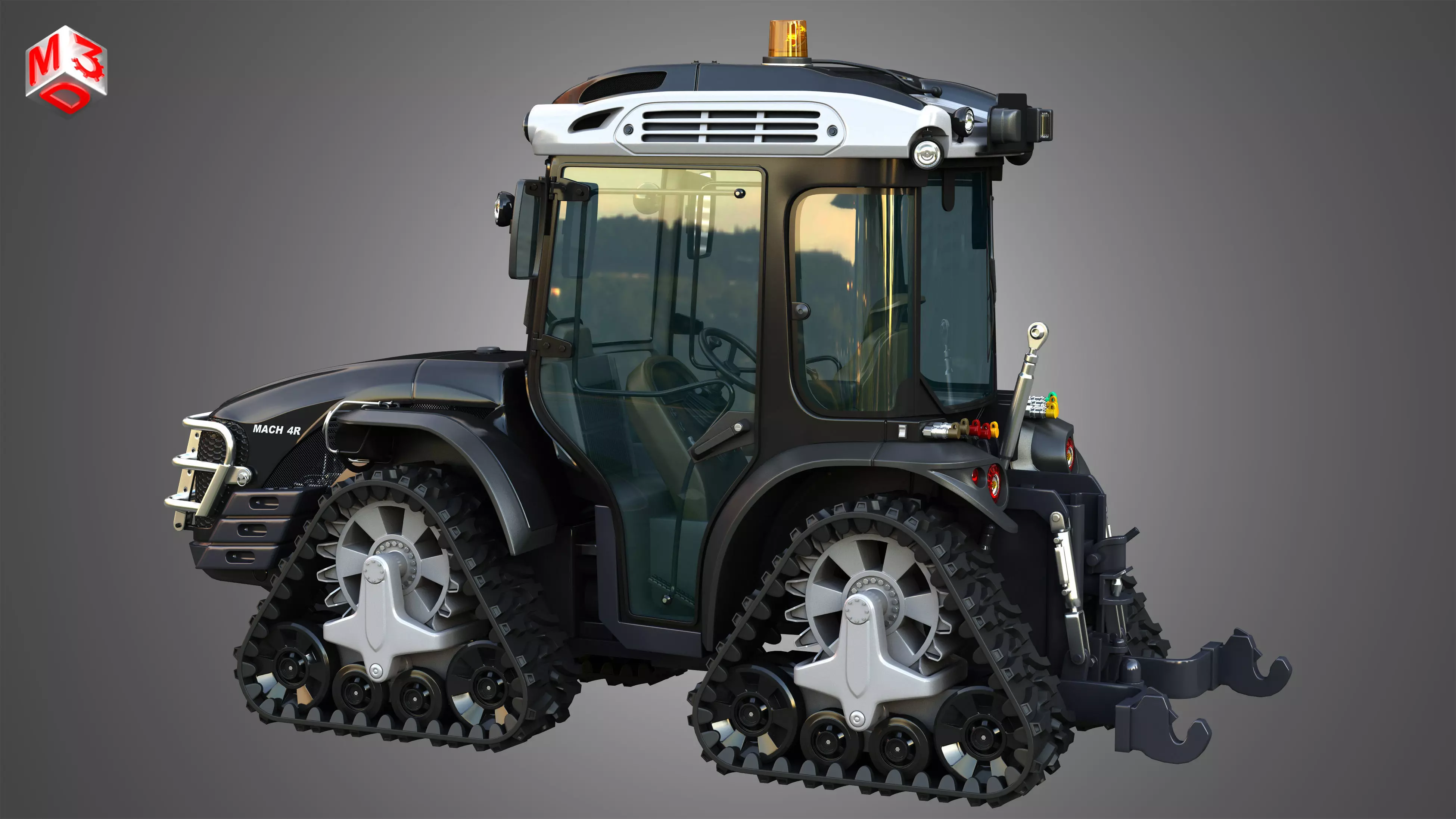 MACH 4 Tractor 3D model_19