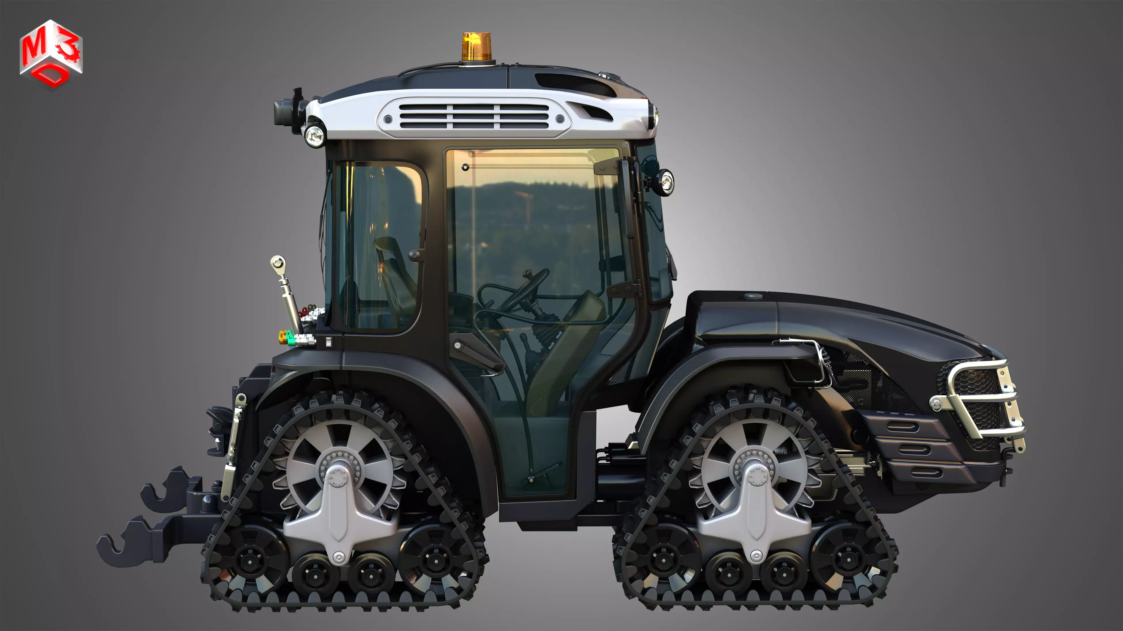 MACH 4 Tractor 3D model_7