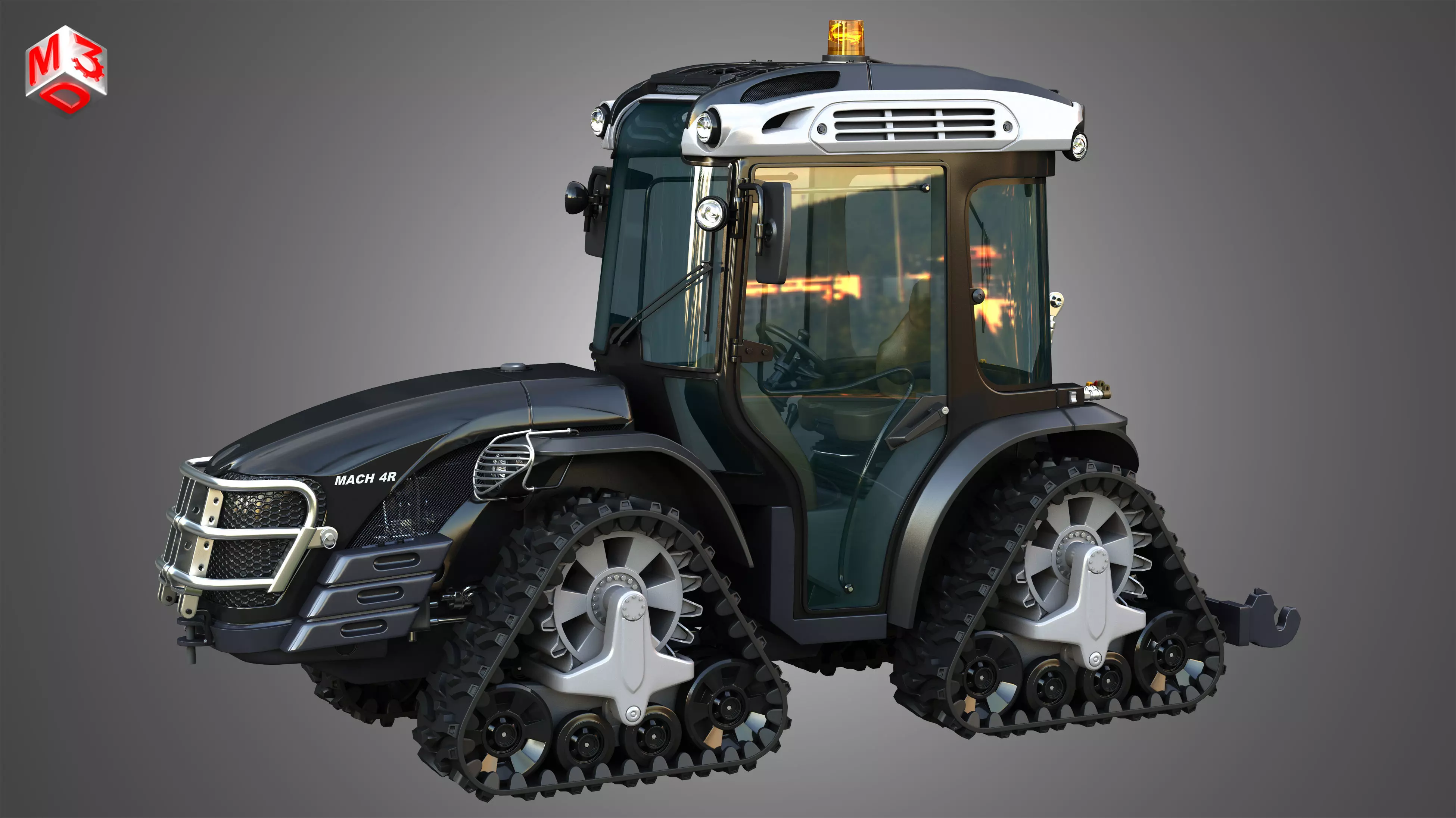 MACH 4 Tractor 3D model_16