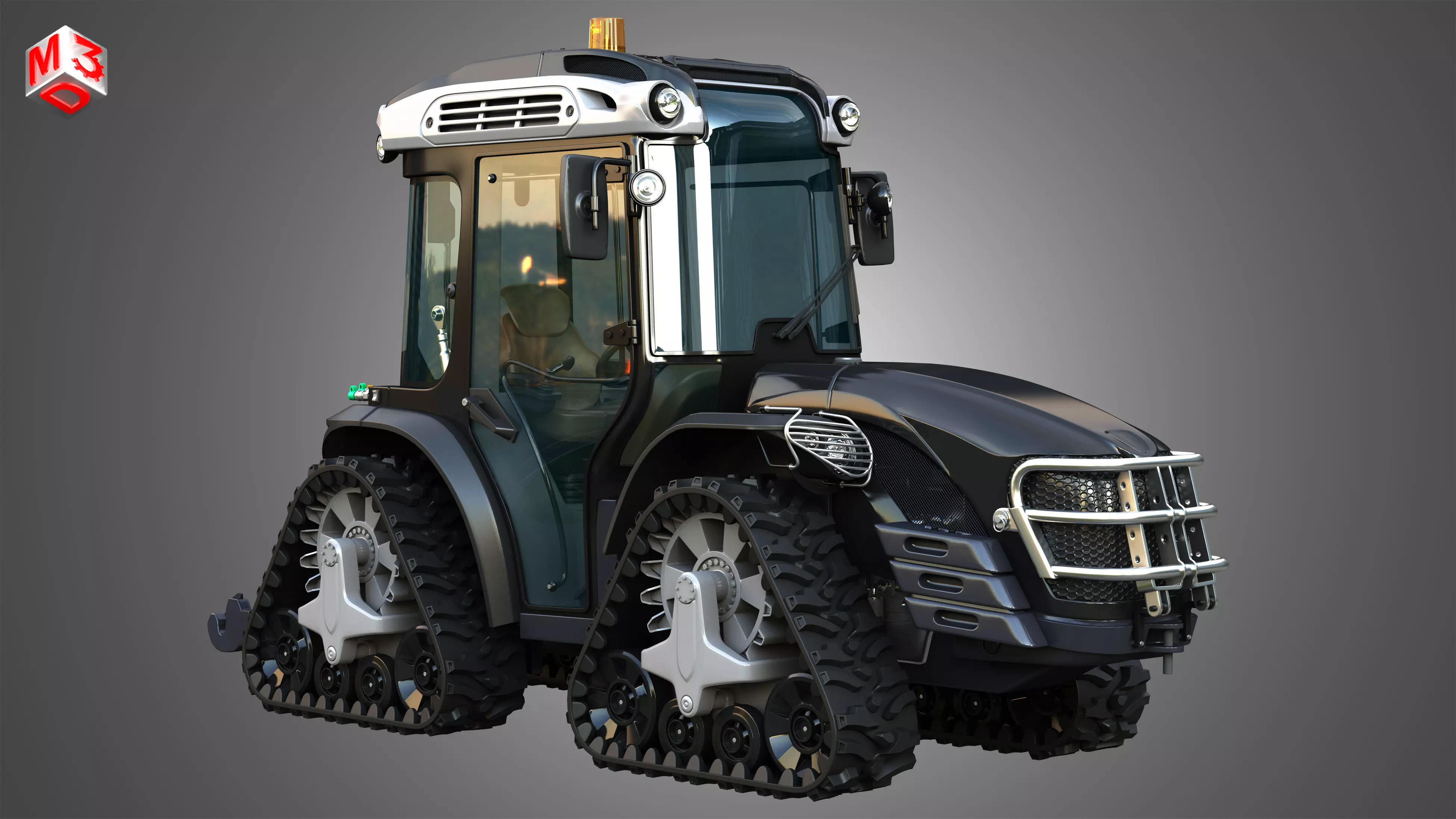 MACH 4 Tractor 3D model_4