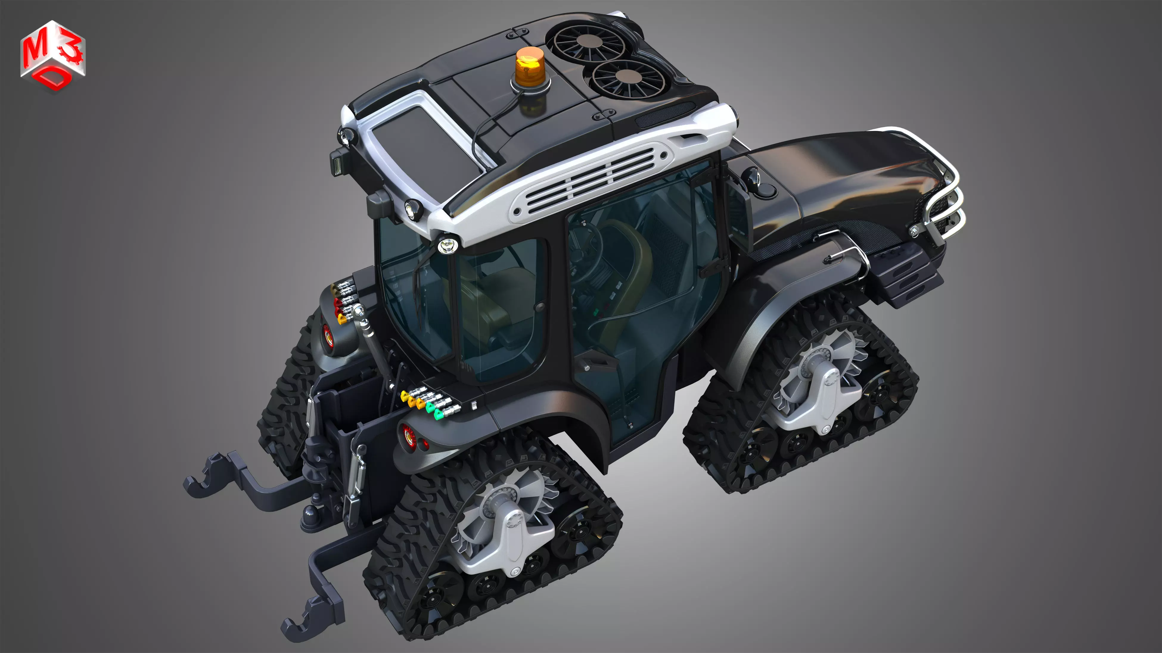 MACH 4 Tractor 3D model_21