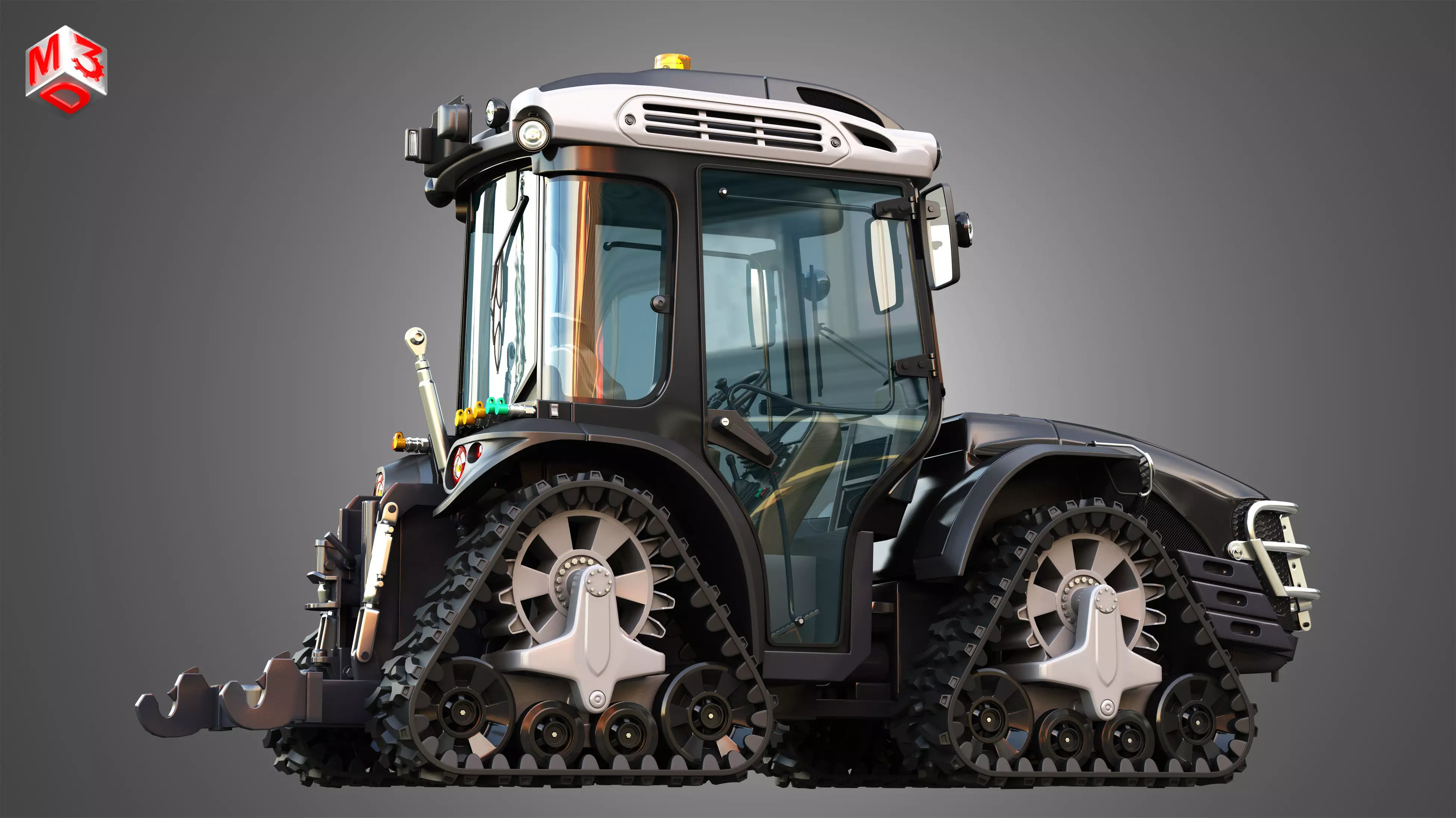 MACH 4 Tractor 3D model_9