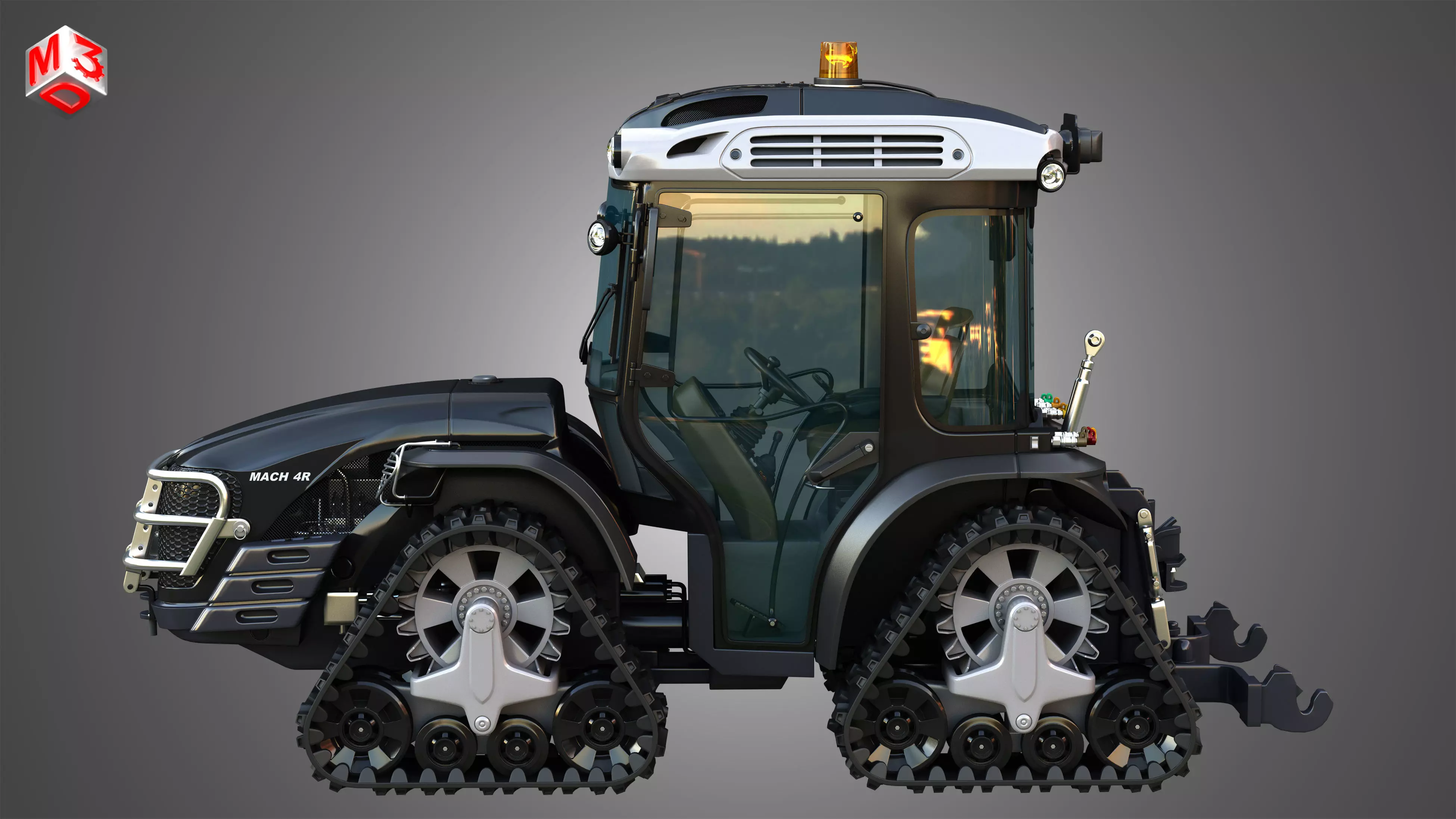 MACH 4 Tractor 3D model_6