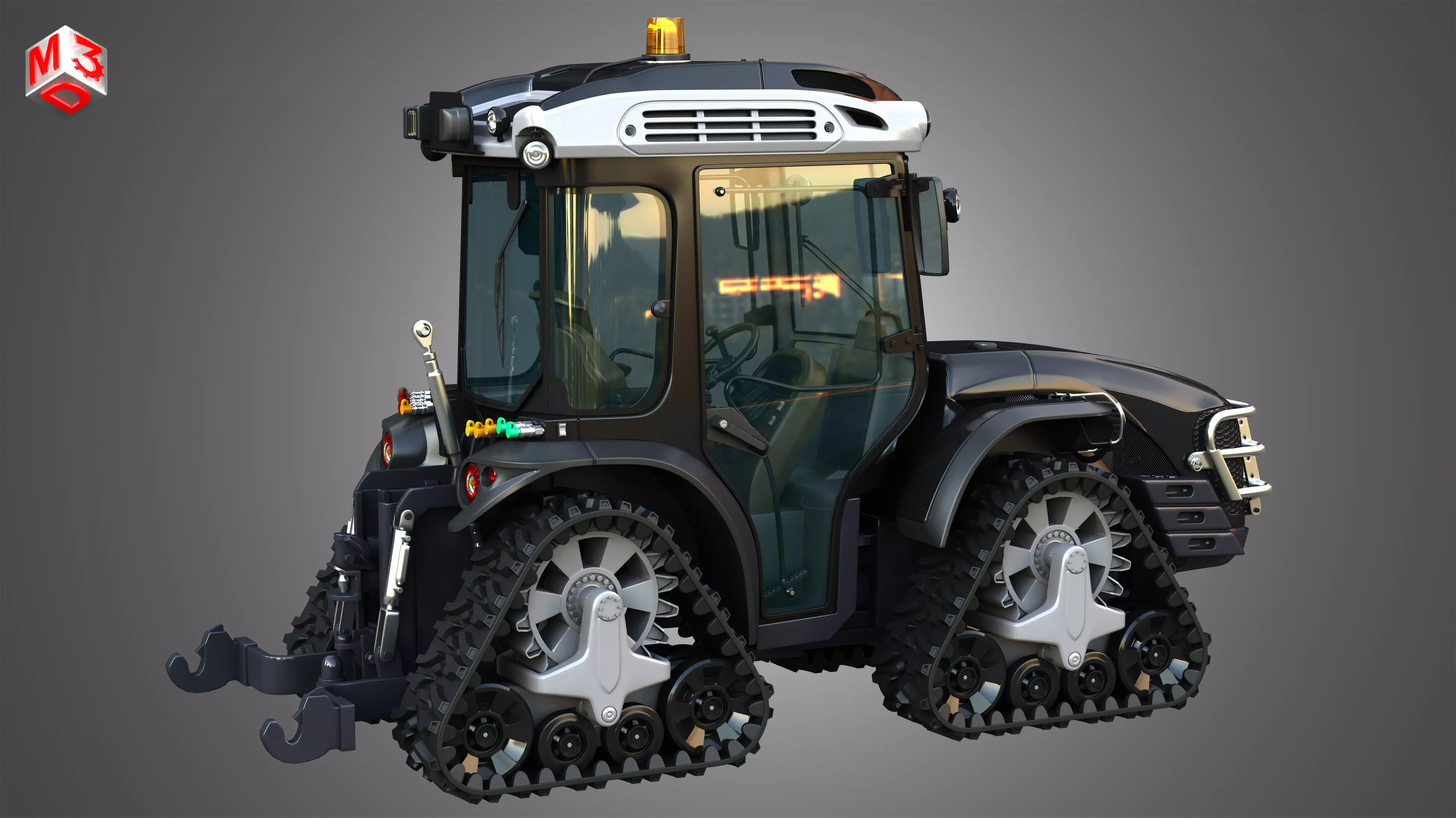 MACH 4 Tractor 3D model_17