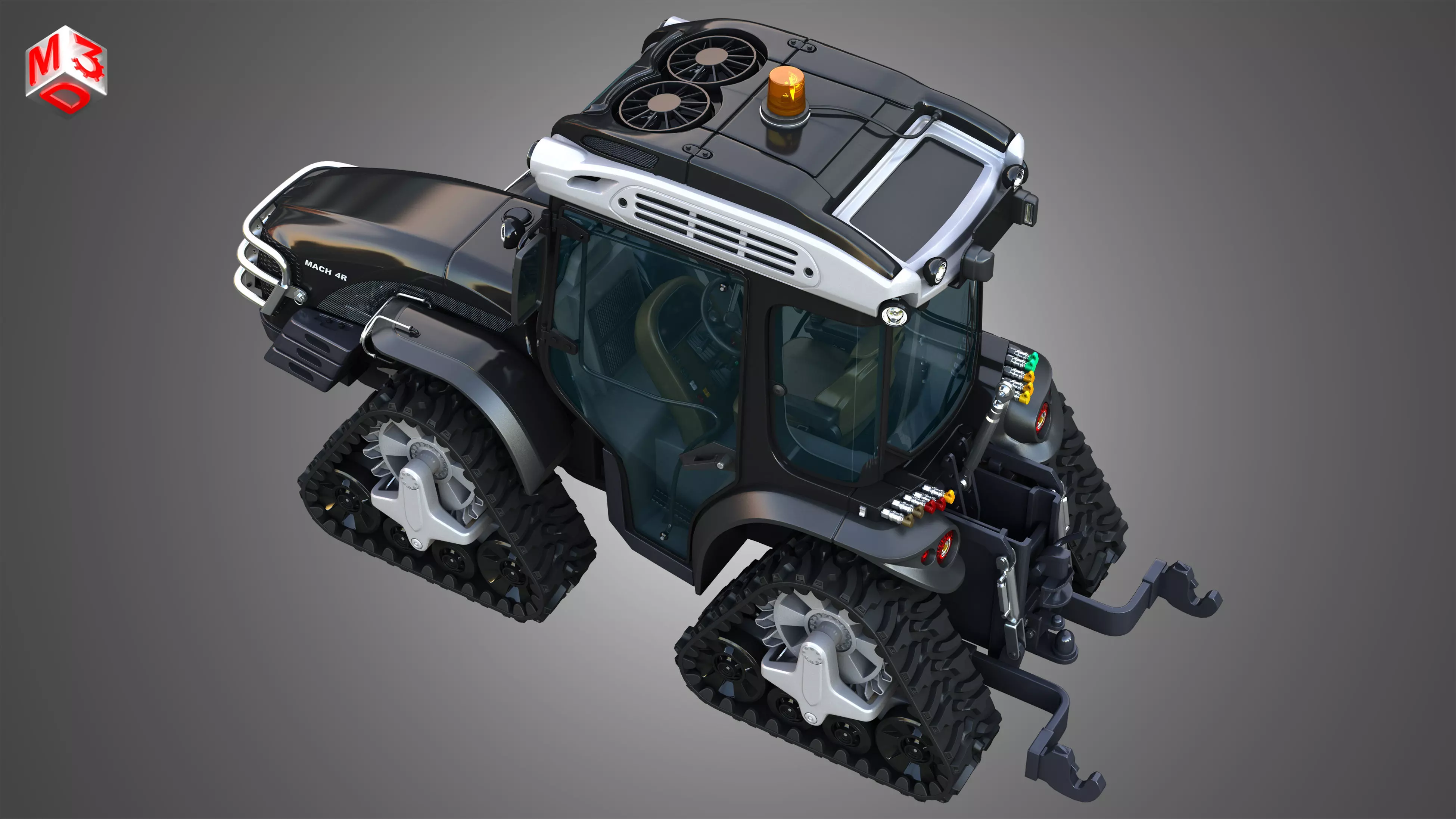 MACH 4 Tractor 3D model_23