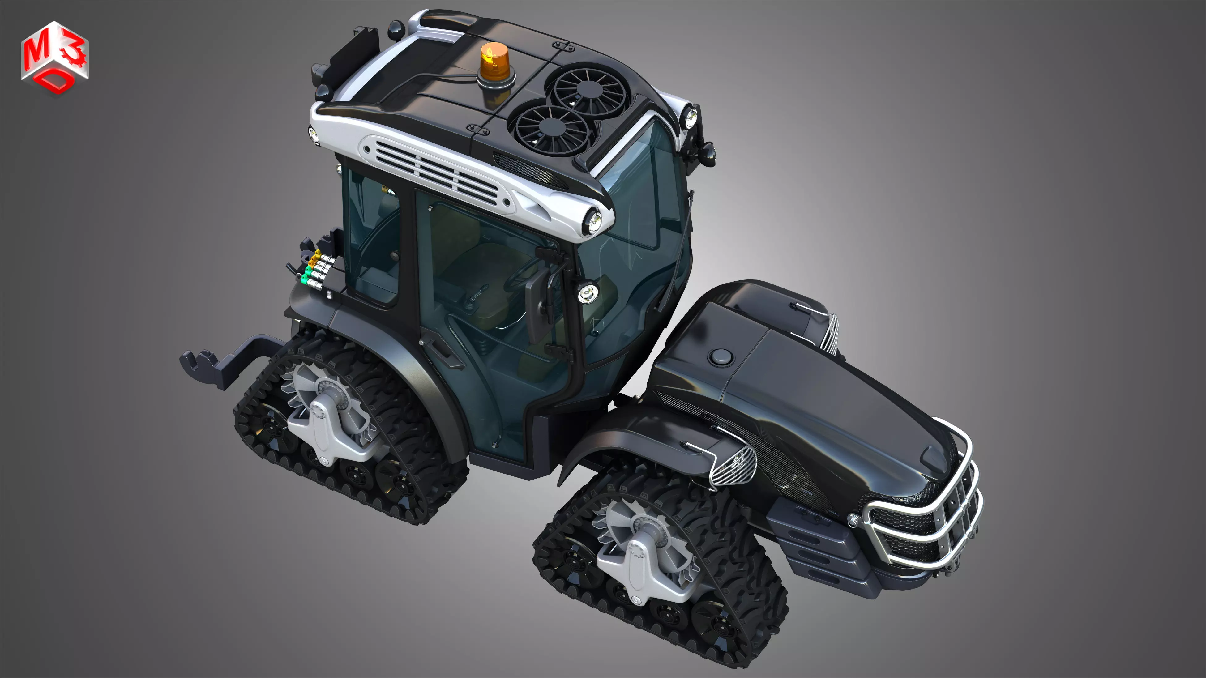 MACH 4 Tractor 3D model_22