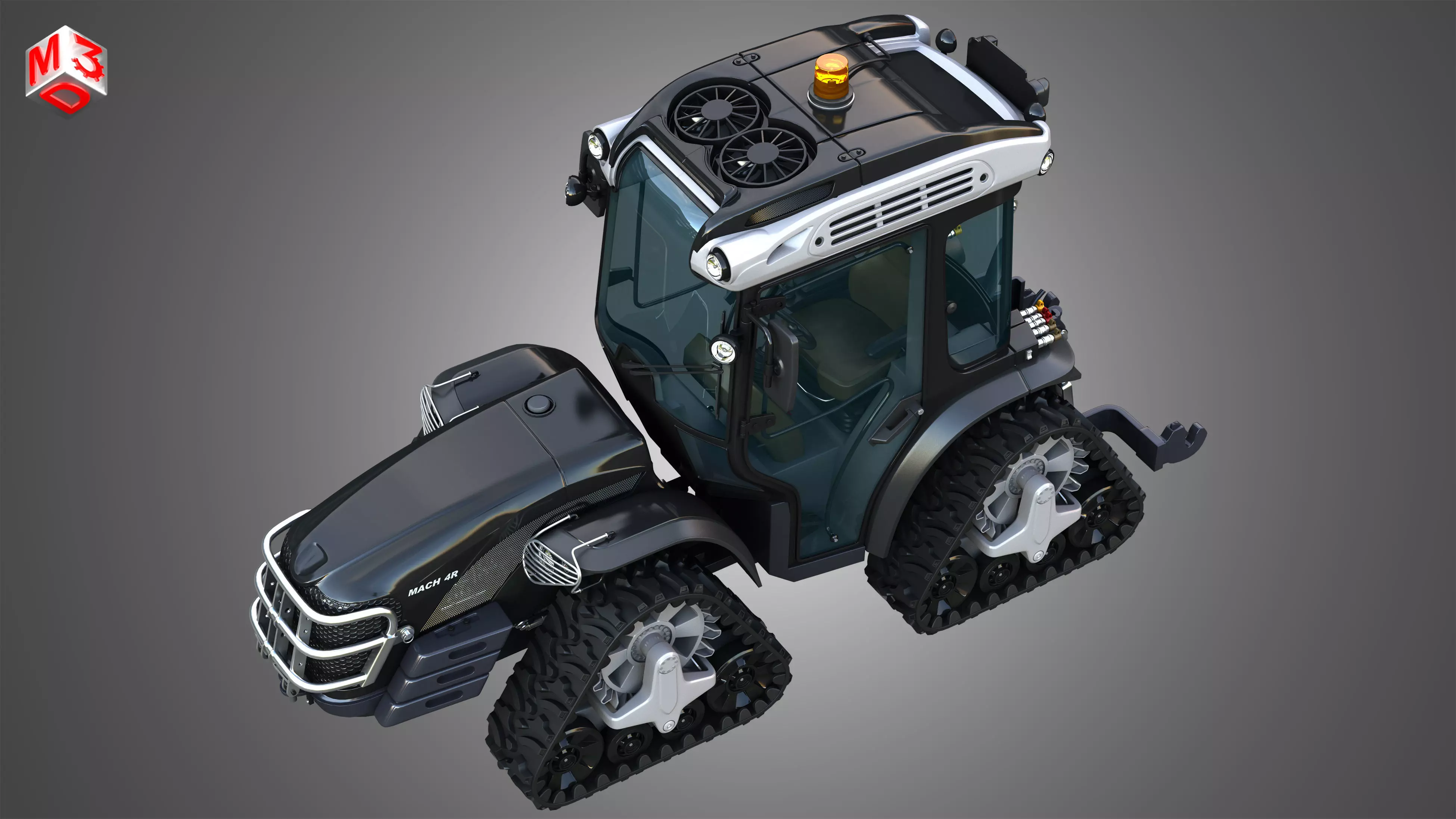 MACH 4 Tractor 3D model_20