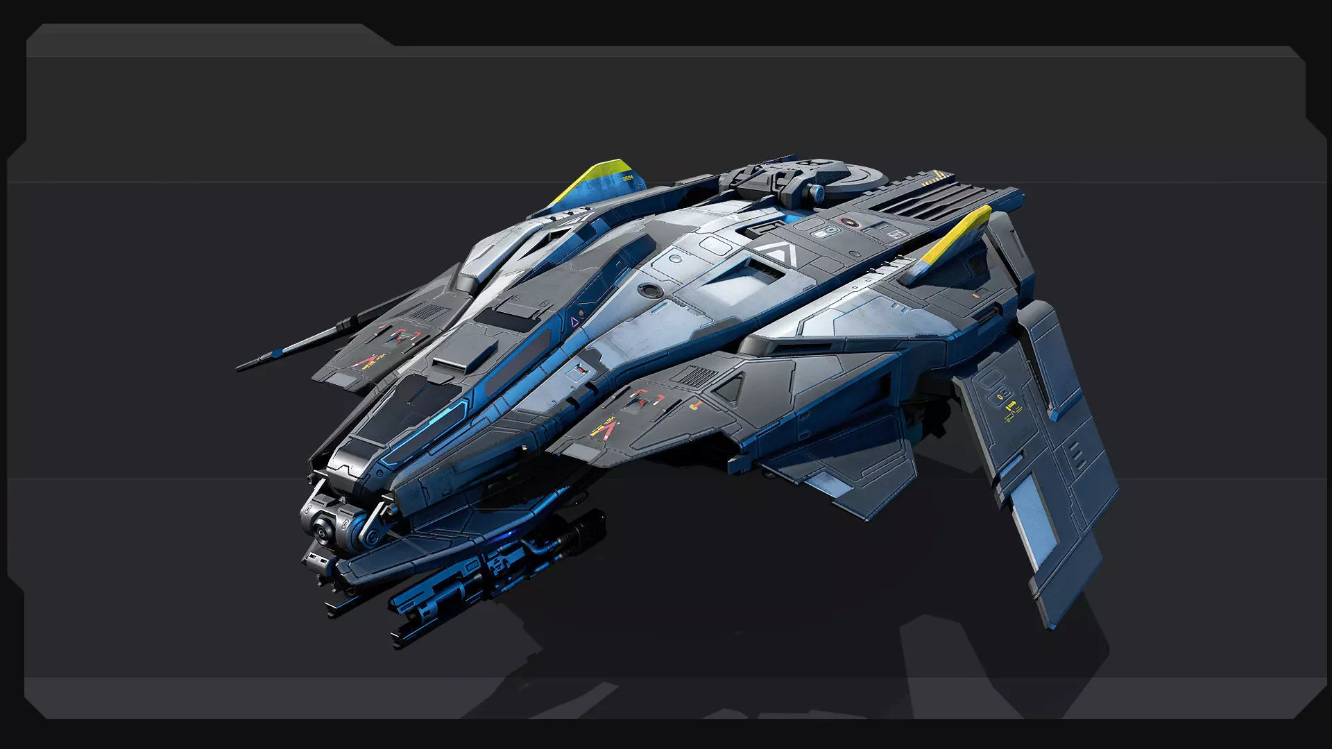 SF Fighter F50 Low-poly 3D model_2