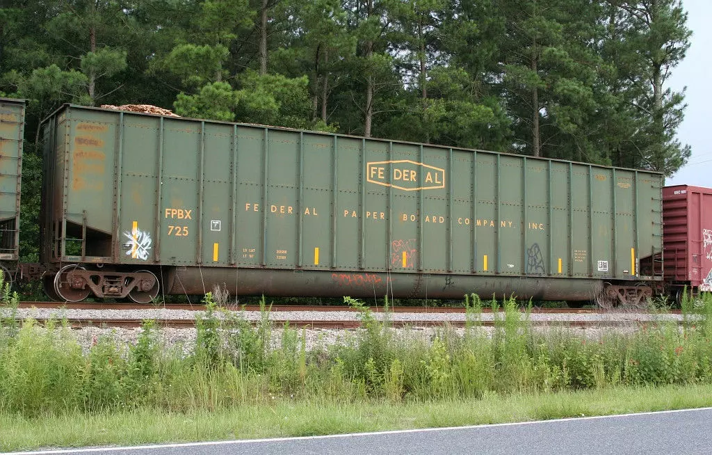 HO Johnstown America 8200 Cubic Foot Hi Capacity Woodchip Hopper 3D print model_9