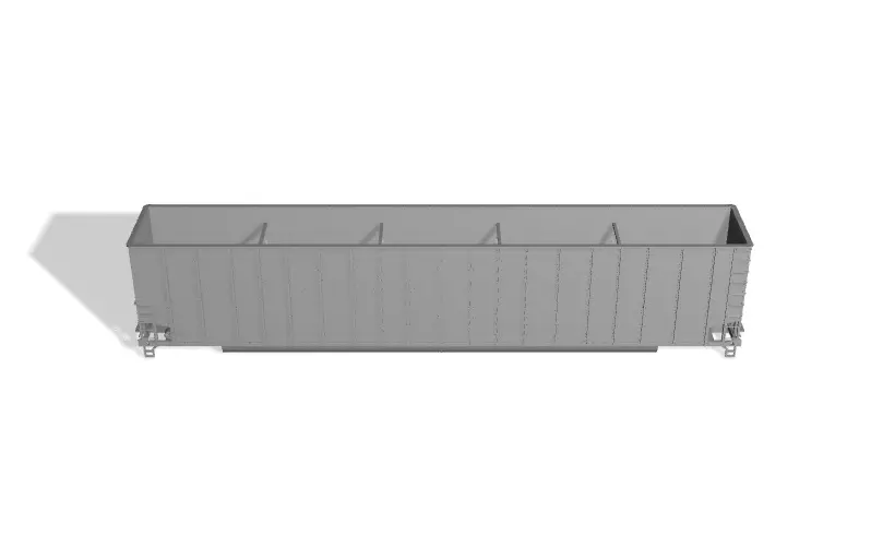 HO Johnstown America 8200 Cubic Foot Hi Capacity Woodchip Hopper 3D print model_0