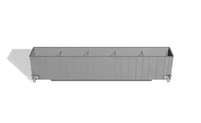 HO Johnstown America 8200 Cubic Foot Hi Capacity Woodchip Hopper 3D print model
