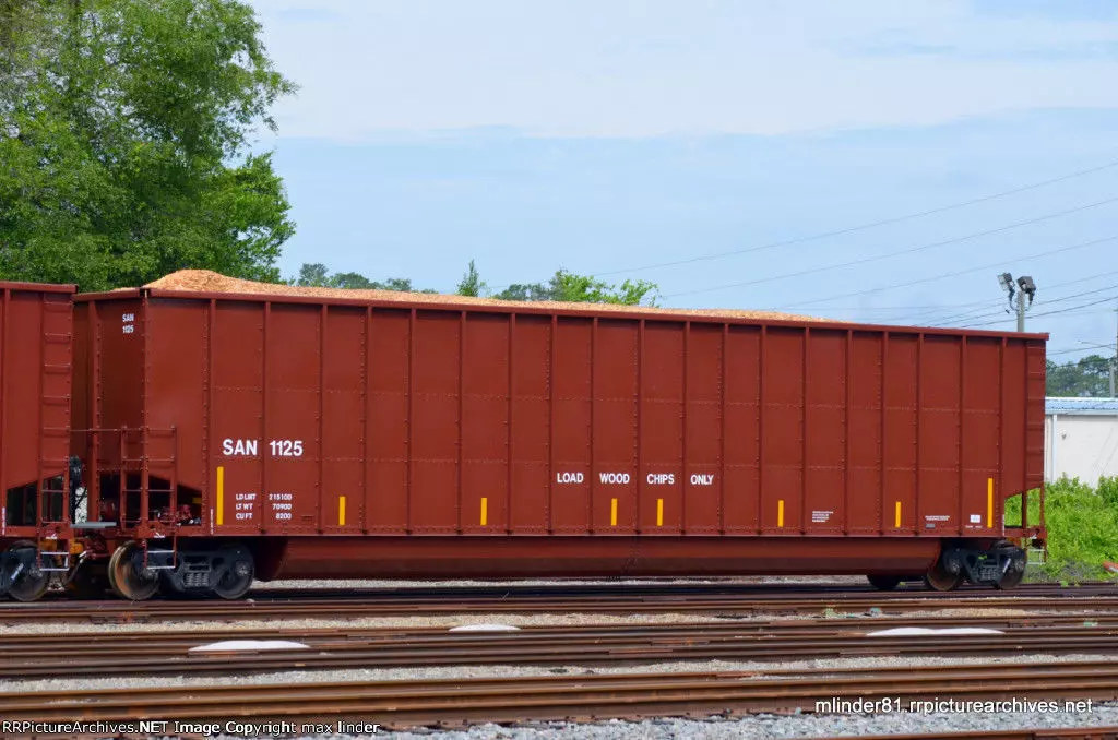 HO Johnstown America 8200 Cubic Foot Hi Capacity Woodchip Hopper 3D print model_14