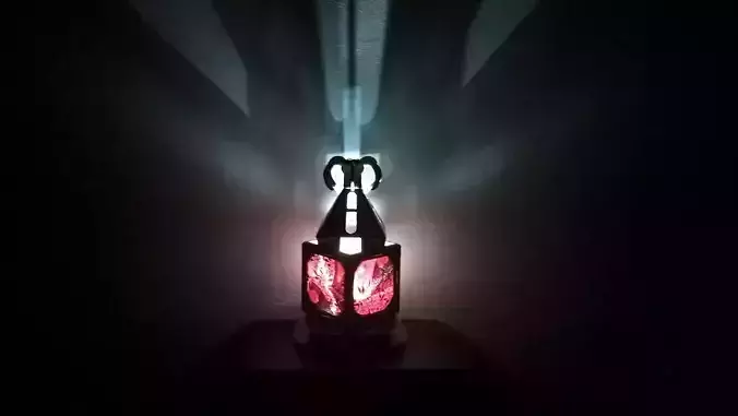 Lampe cuivre 3D print model