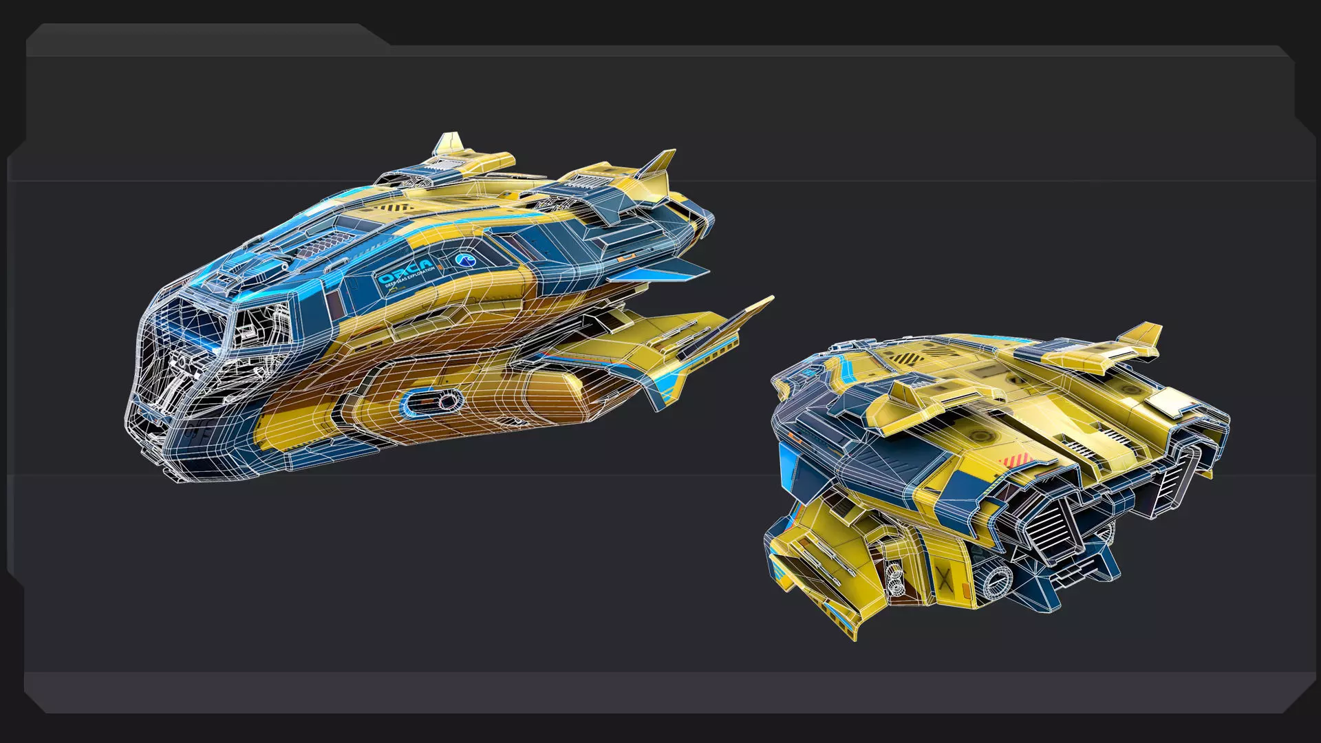 SF - ORCA Explorer Low-poly 3D model_11