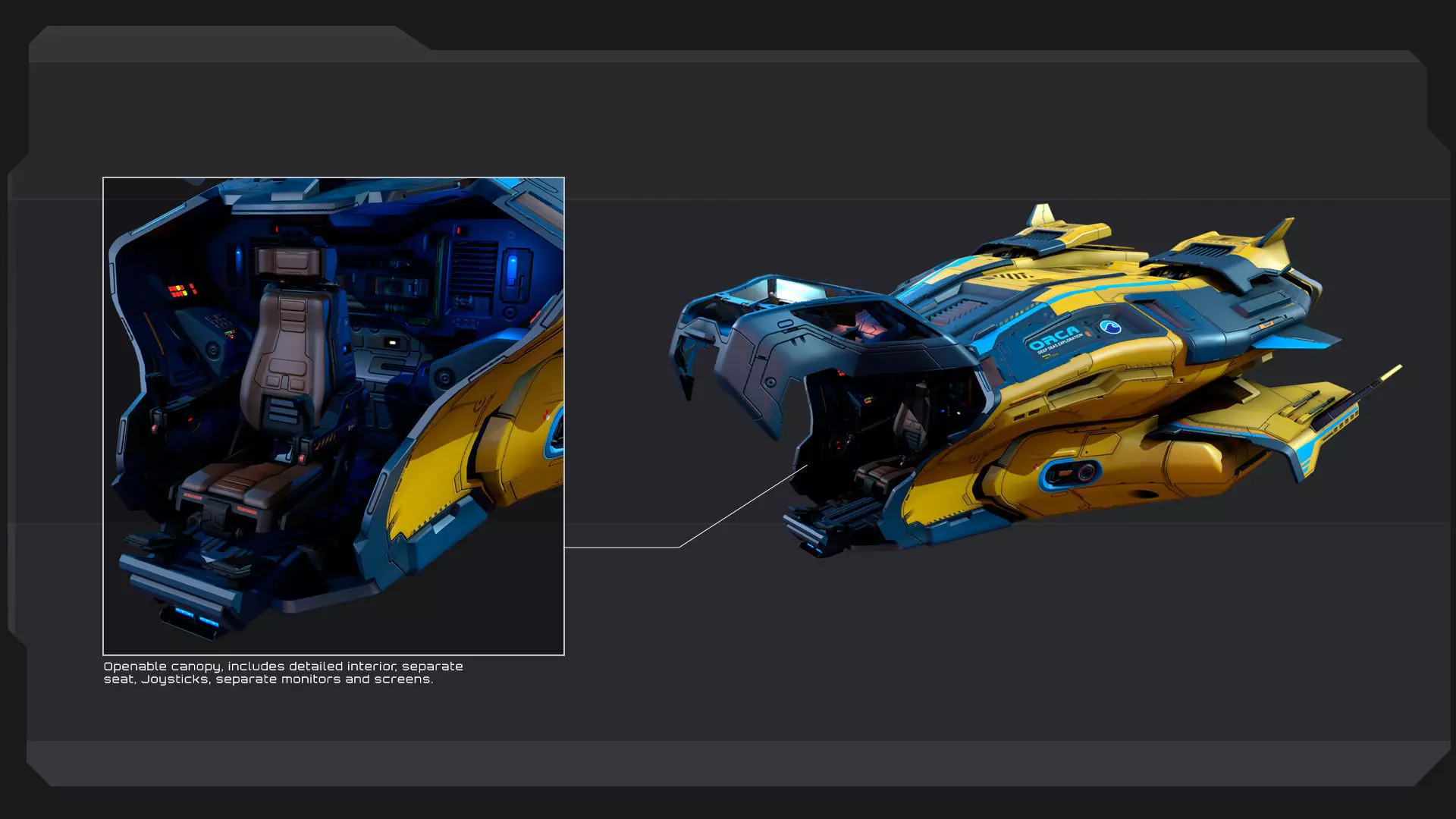 SF - ORCA Explorer Low-poly 3D model_8