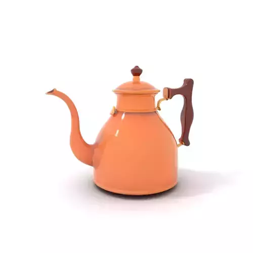 Copper Teapot Classic model pack Low-poly 3D model