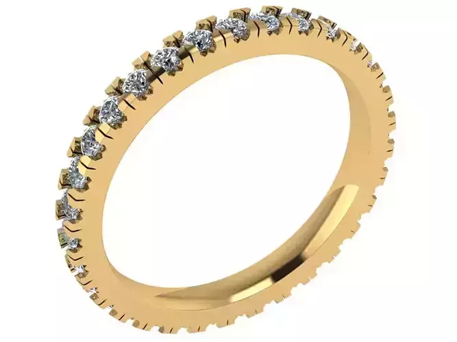 Round brilliant-cut Eternity Ring