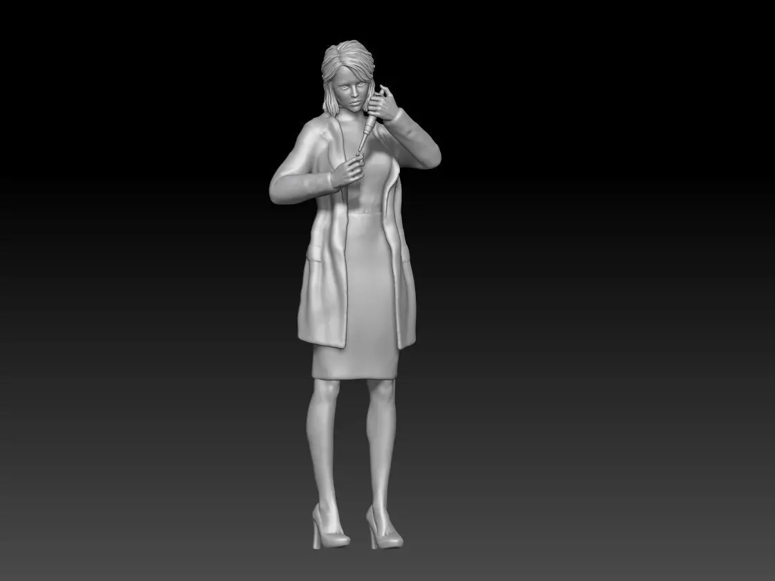 laboratory girl 1 3D print model