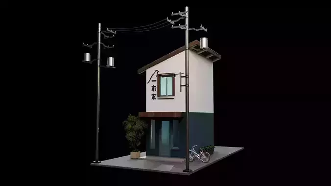 Japanese style shop front