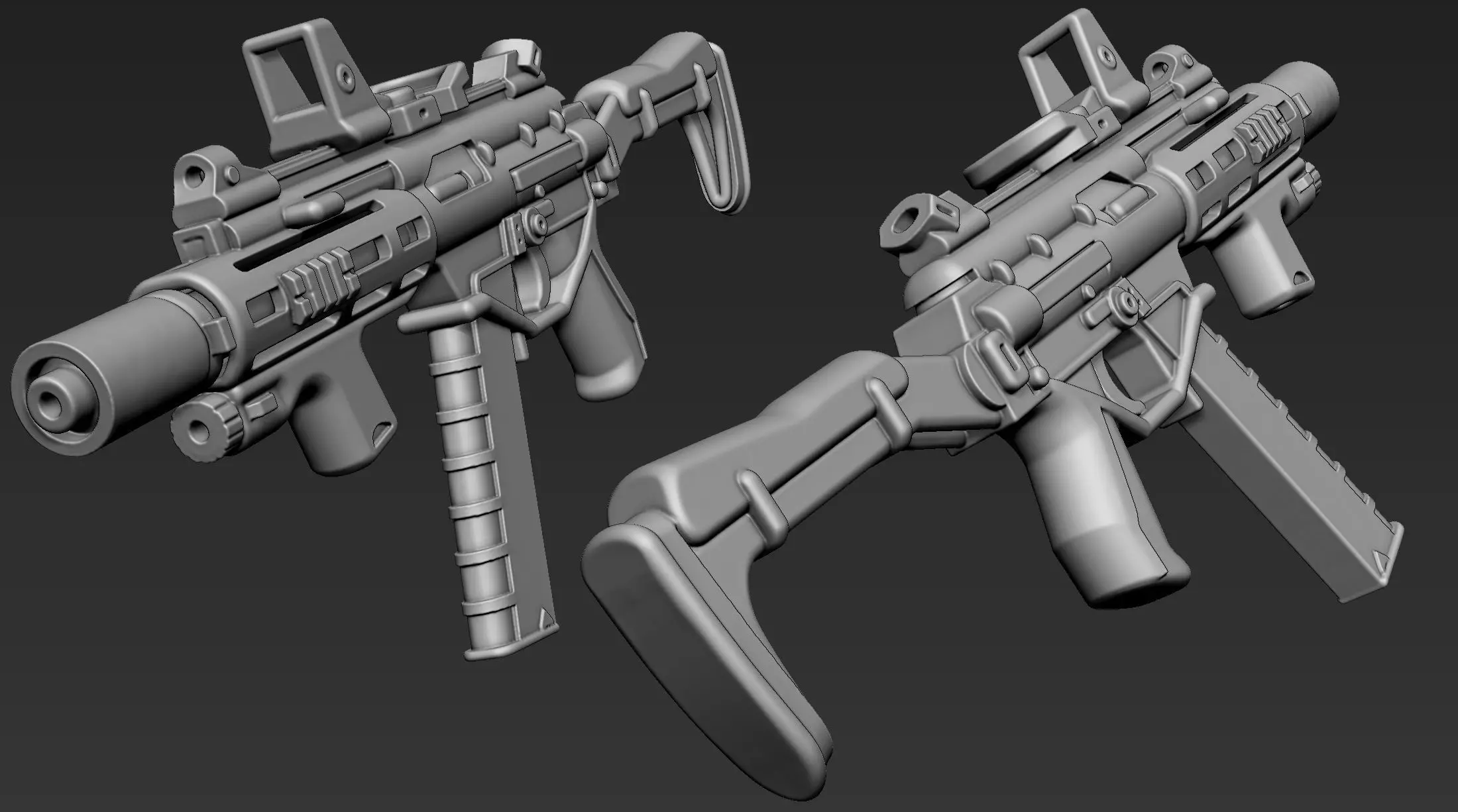 3D Printable Sci-Fi Weapon Part 11 3D model_7
