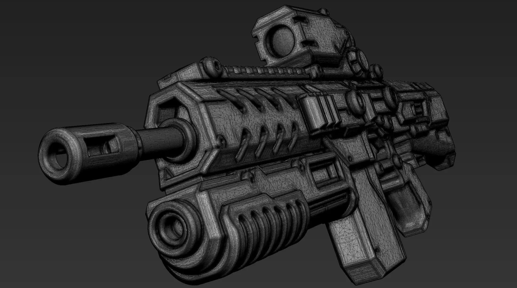 3D Printable Sci-Fi Weapon Part 11 3D model_9