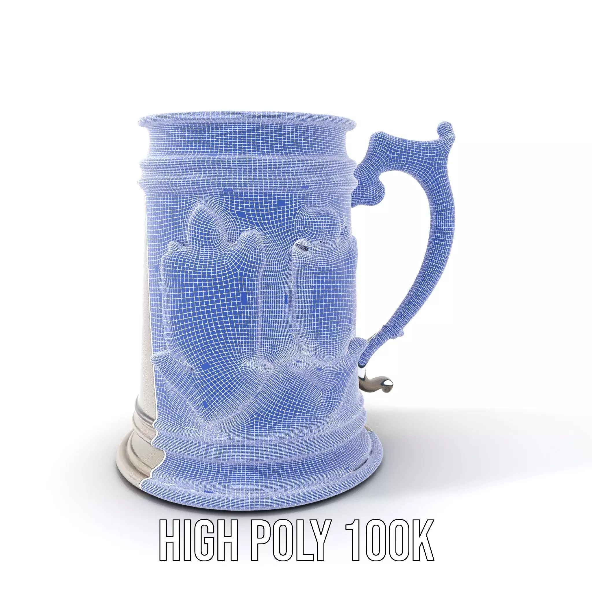 Silver Crest Tankard model pack Low-poly 3D model_5