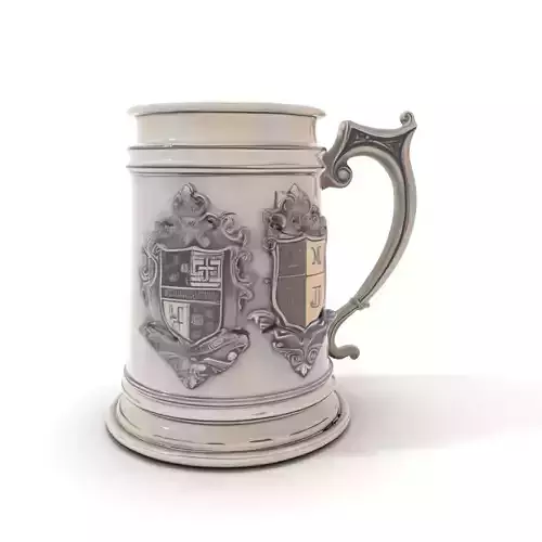 Silver Crest Tankard model pack Low-poly 3D model