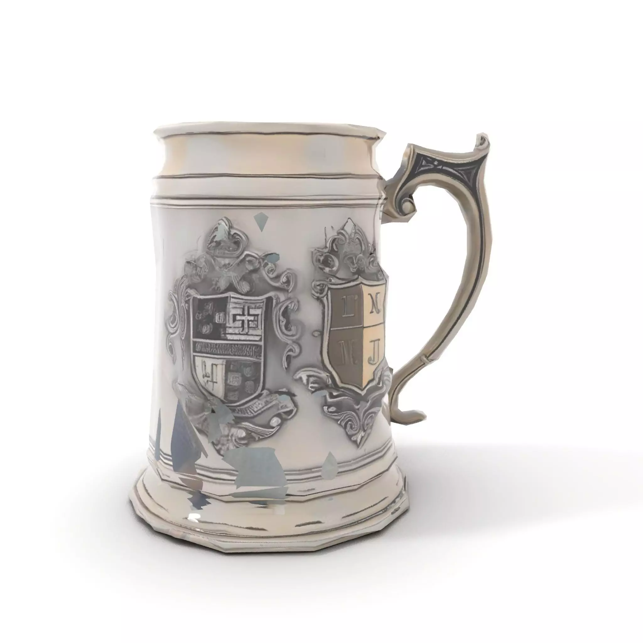 Silver Crest Tankard model pack Low-poly 3D model_12