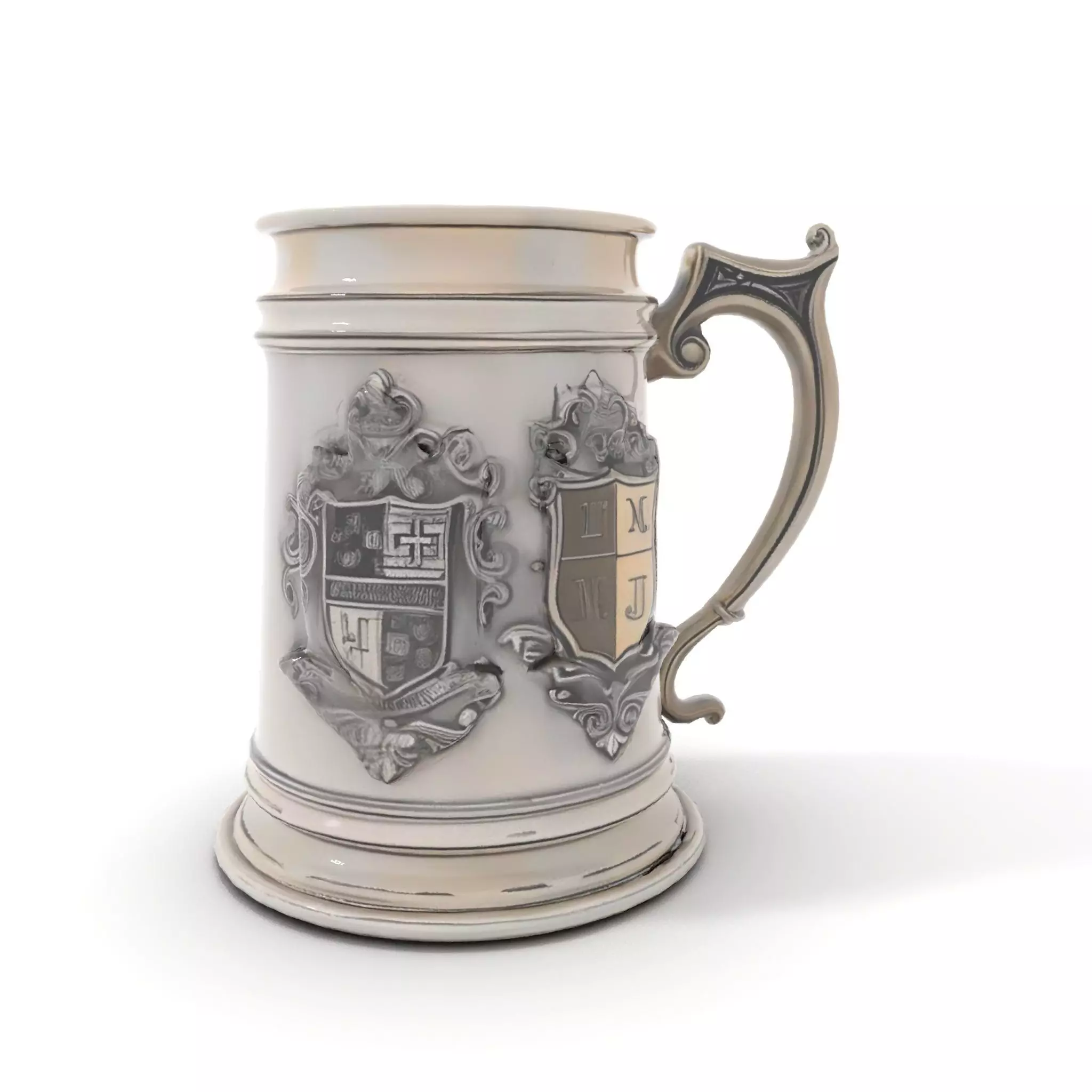 Silver Crest Tankard model pack Low-poly 3D model_11