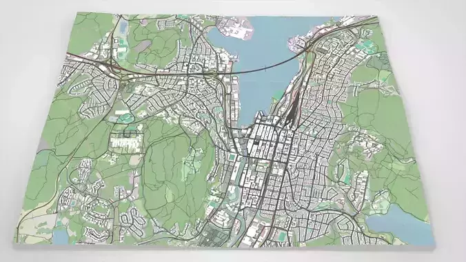 Cityscape Sundsvall Sweden