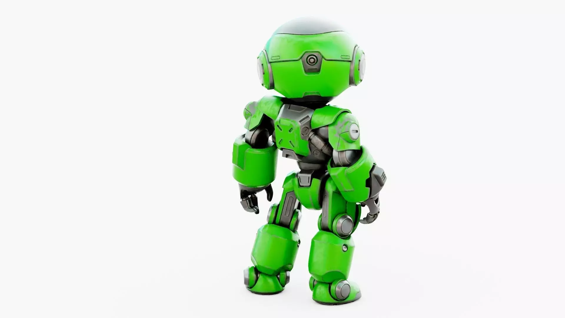 ROBO ZERO-A  Rigged for Unreal Engine - Unity - MIXAMO 3D model_12