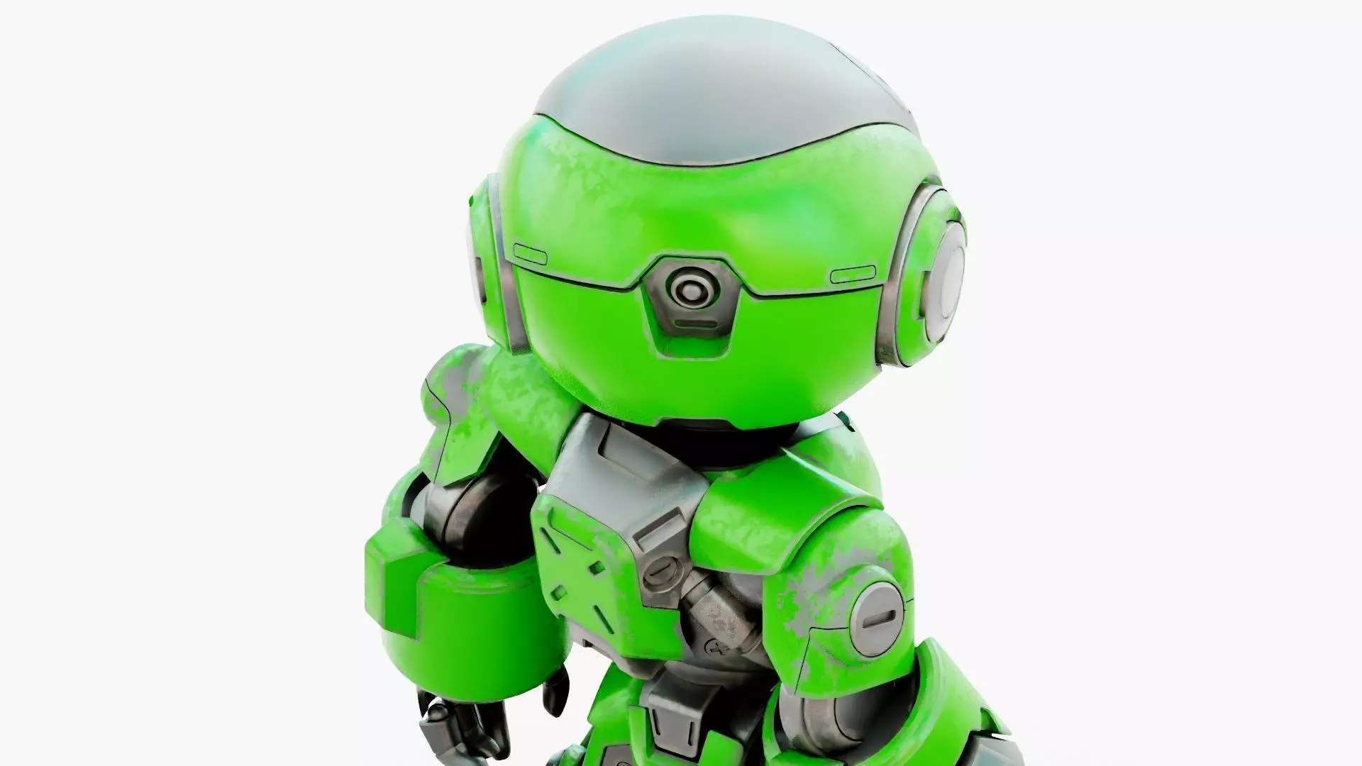 ROBO ZERO-A  Rigged for Unreal Engine - Unity - MIXAMO 3D model_24