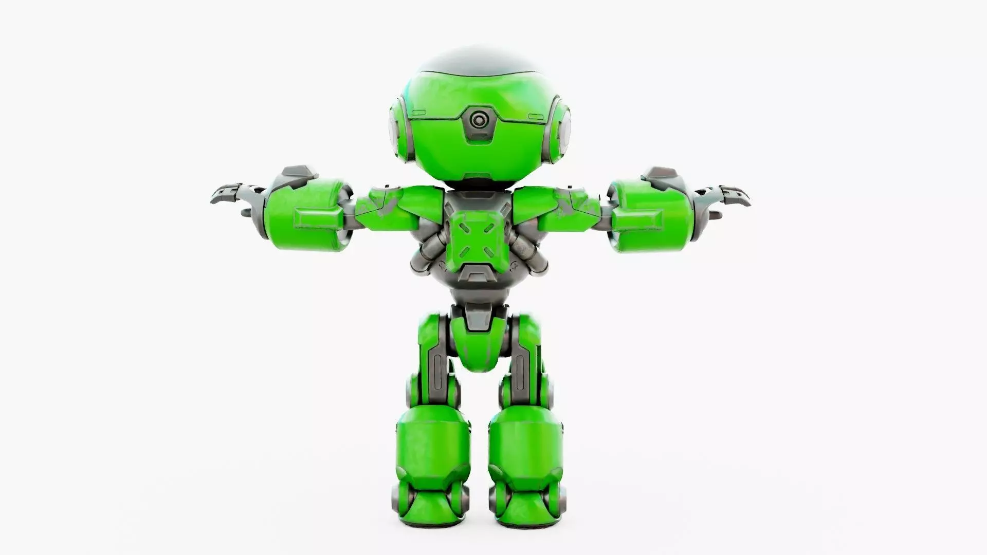 ROBO ZERO-A  Rigged for Unreal Engine - Unity - MIXAMO 3D model_31