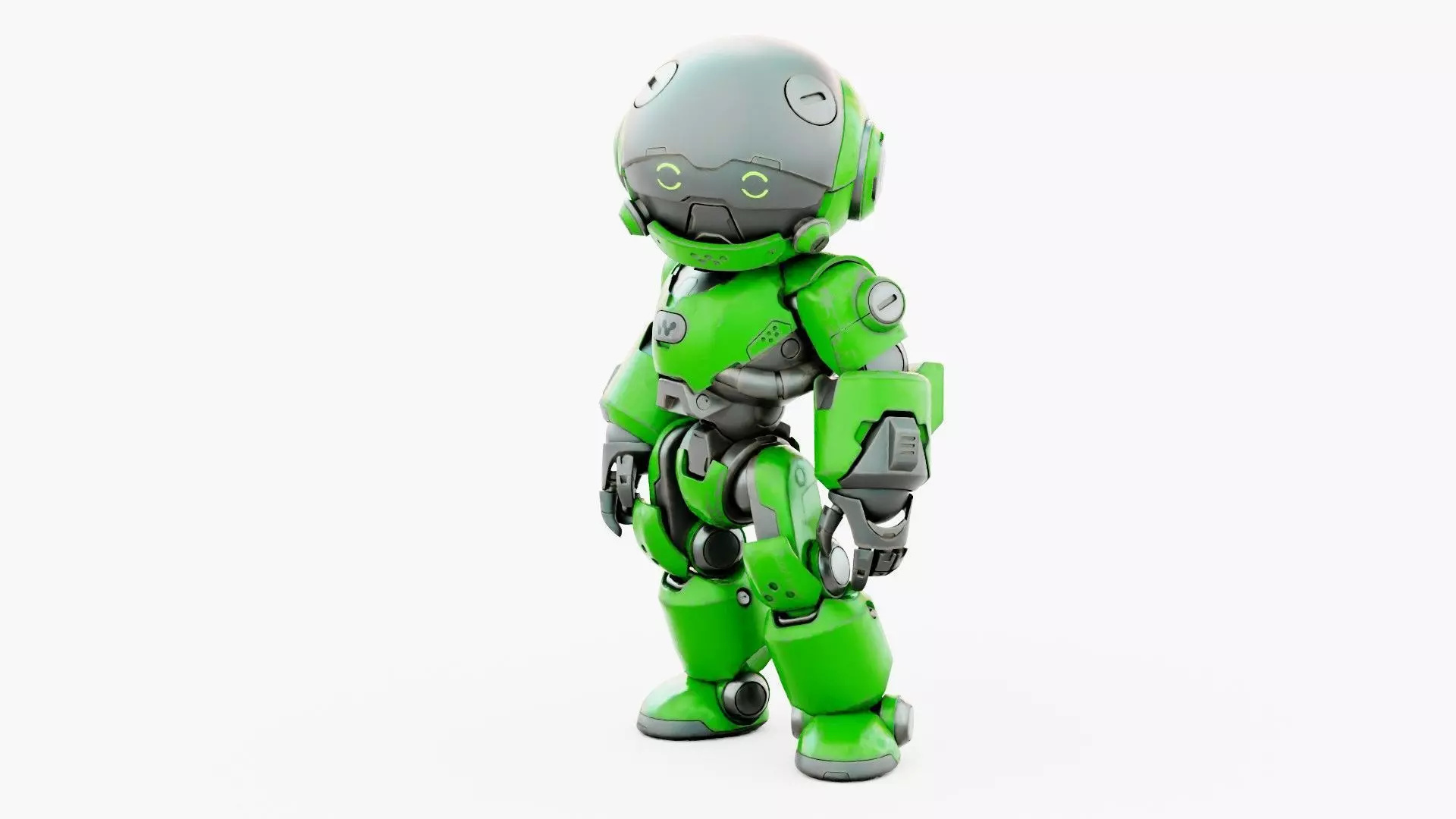 ROBO ZERO-A  Rigged for Unreal Engine - Unity - MIXAMO 3D model_21
