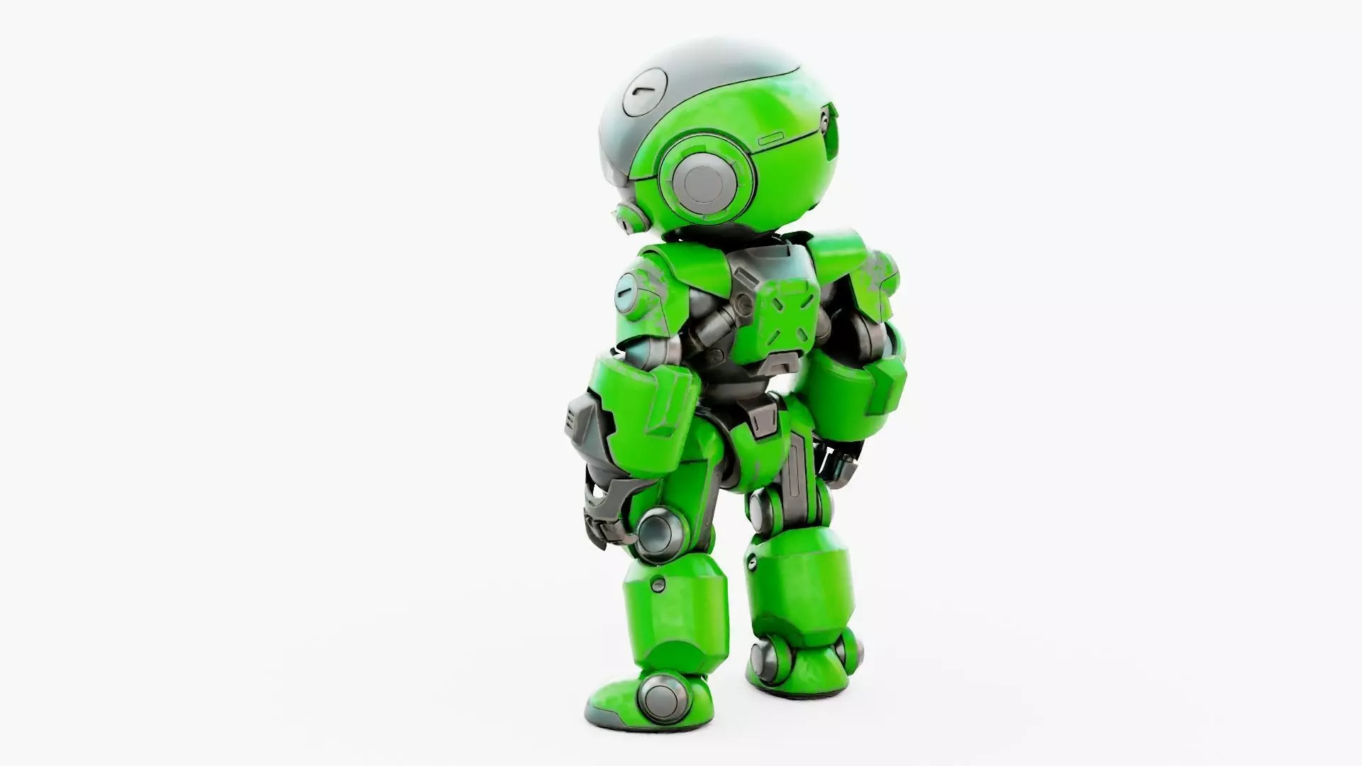 ROBO ZERO-A  Rigged for Unreal Engine - Unity - MIXAMO 3D model_16