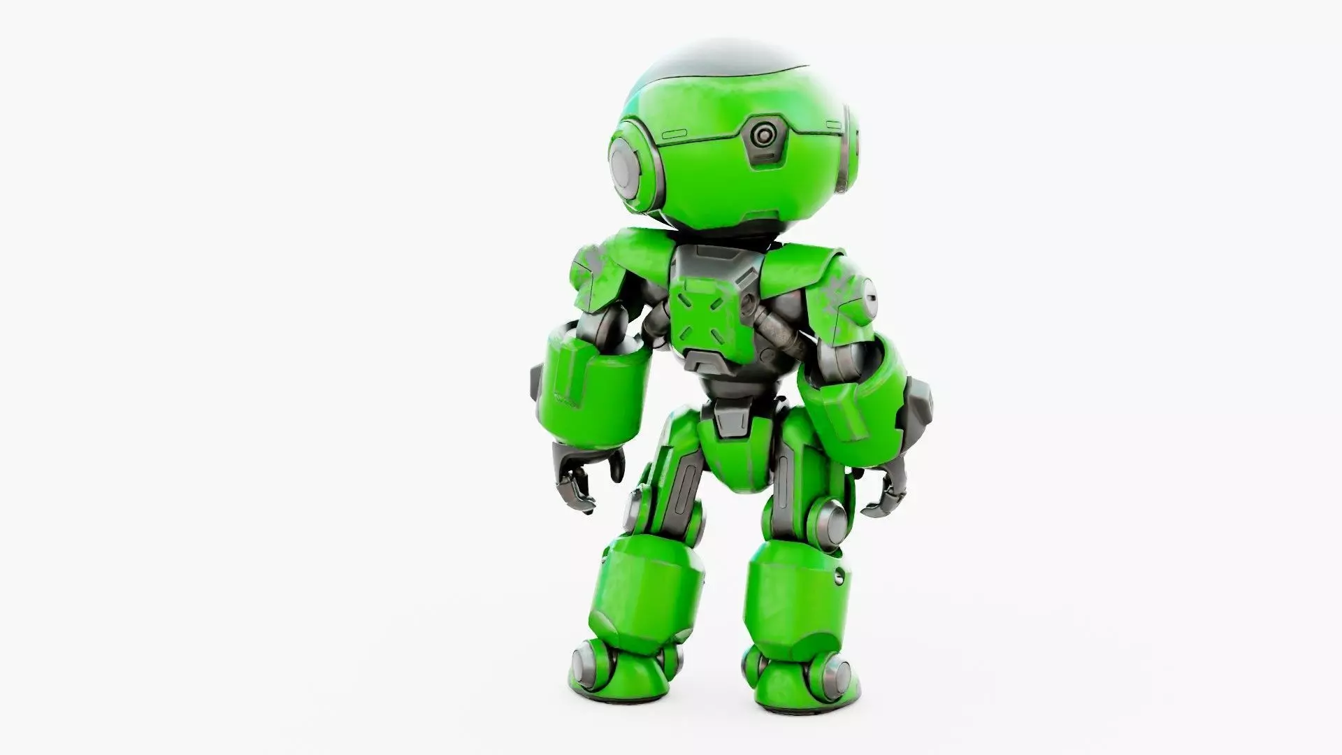 ROBO ZERO-A  Rigged for Unreal Engine - Unity - MIXAMO 3D model_13