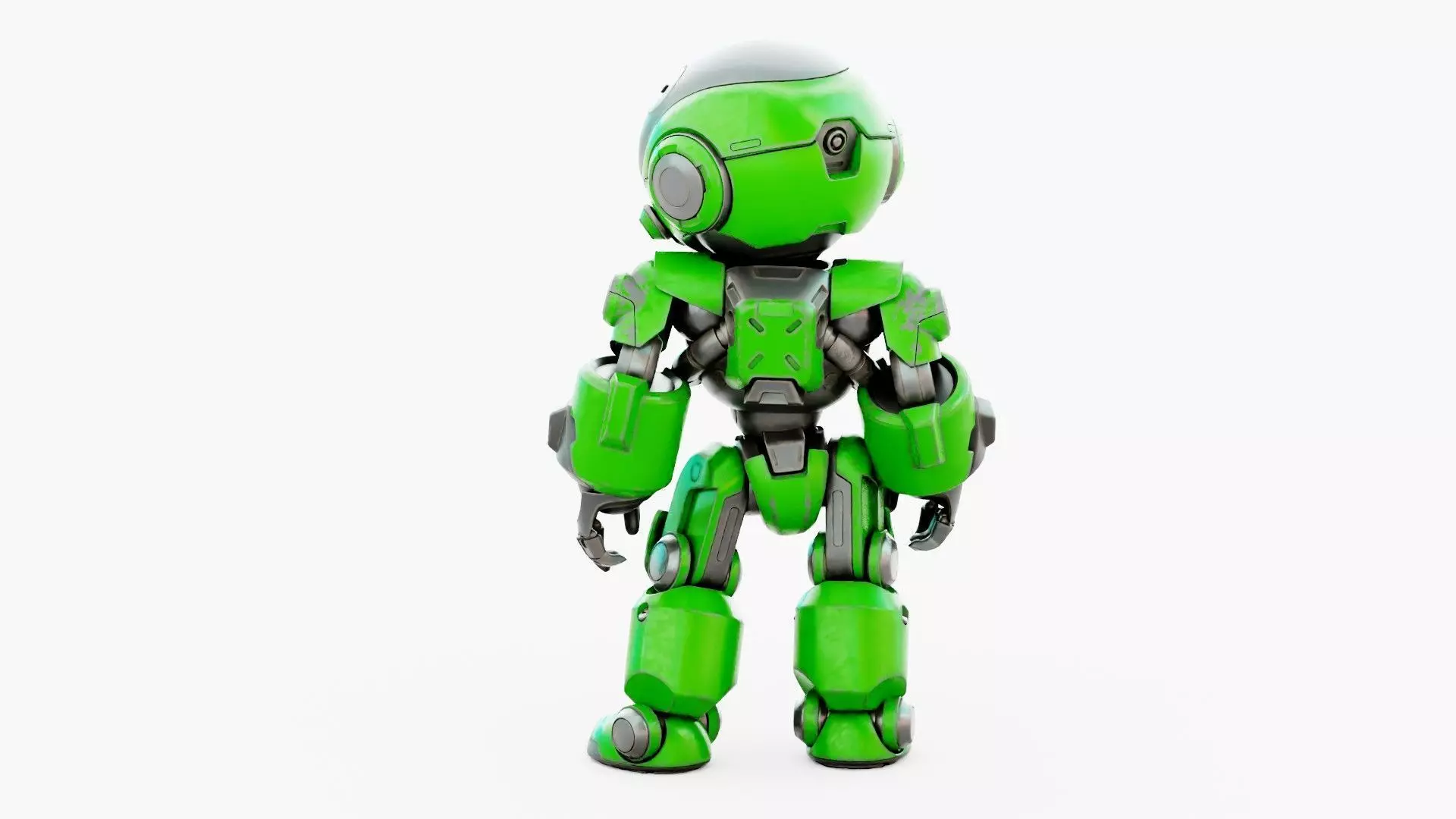 ROBO ZERO-A  Rigged for Unreal Engine - Unity - MIXAMO 3D model_14