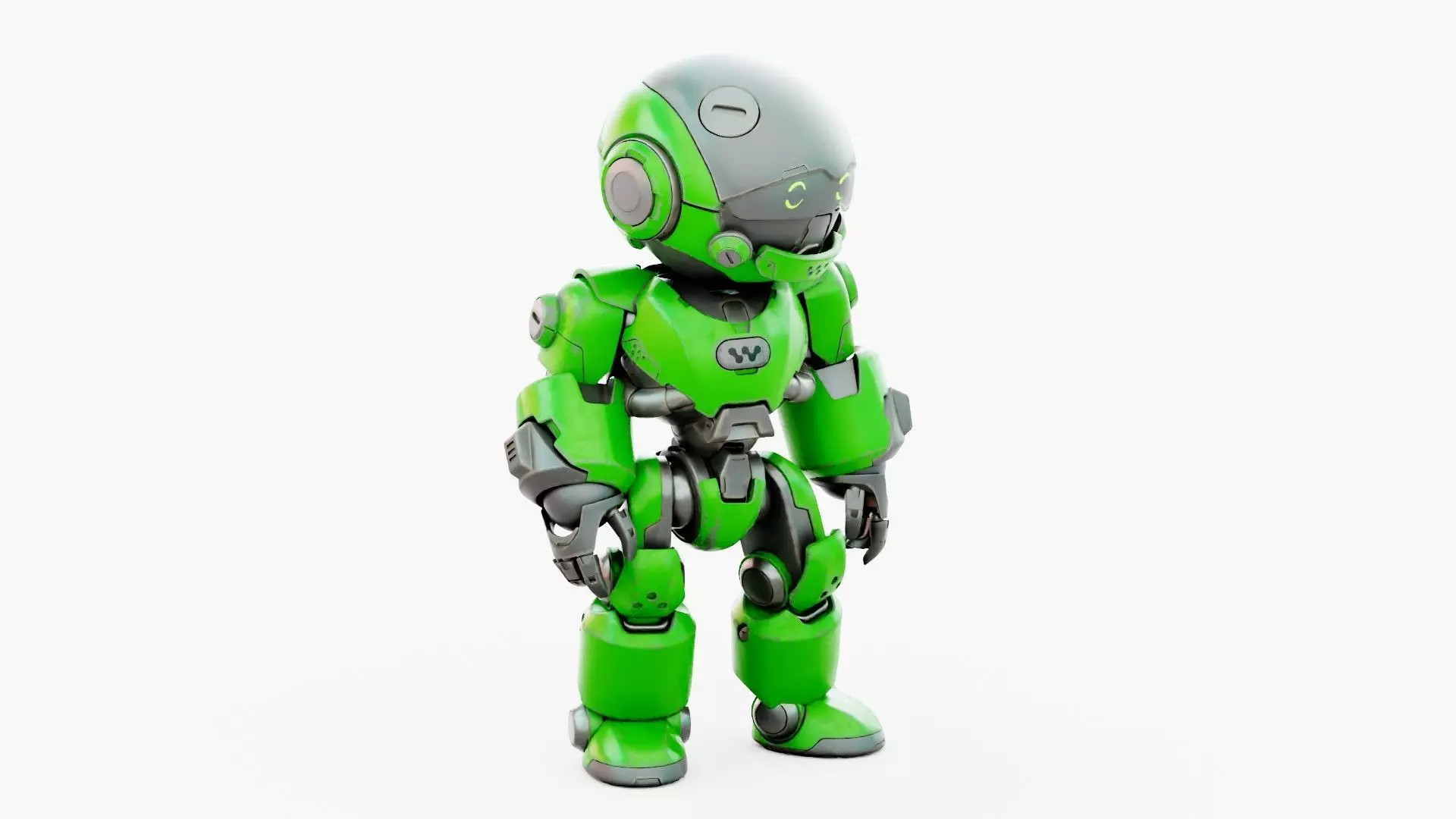 ROBO ZERO-A  Rigged for Unreal Engine - Unity - MIXAMO 3D model_5